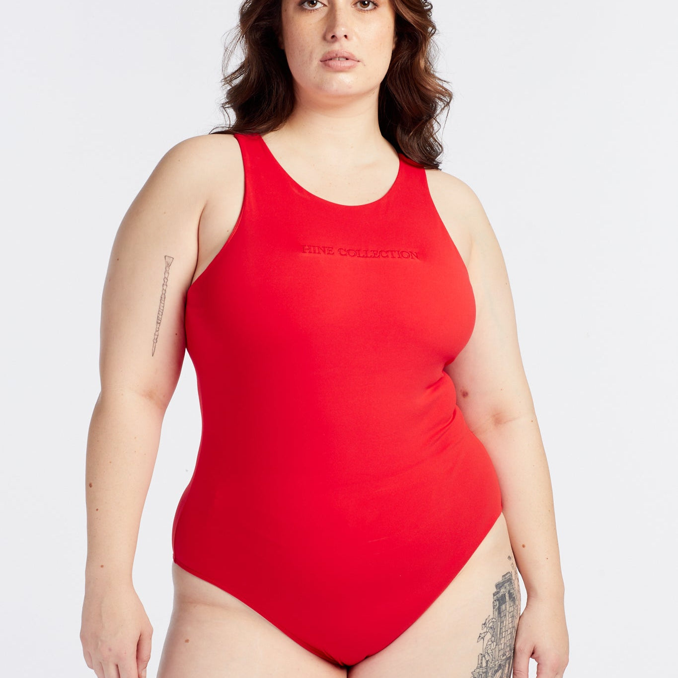 SUMMER SLEEK BODYSUIT HIBISCUS