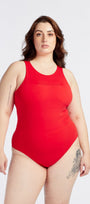 SUMMER SLEEK BODYSUIT HIBISCUS