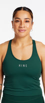 PERFORMANCE RACERBACK CROP SINGLET PINE