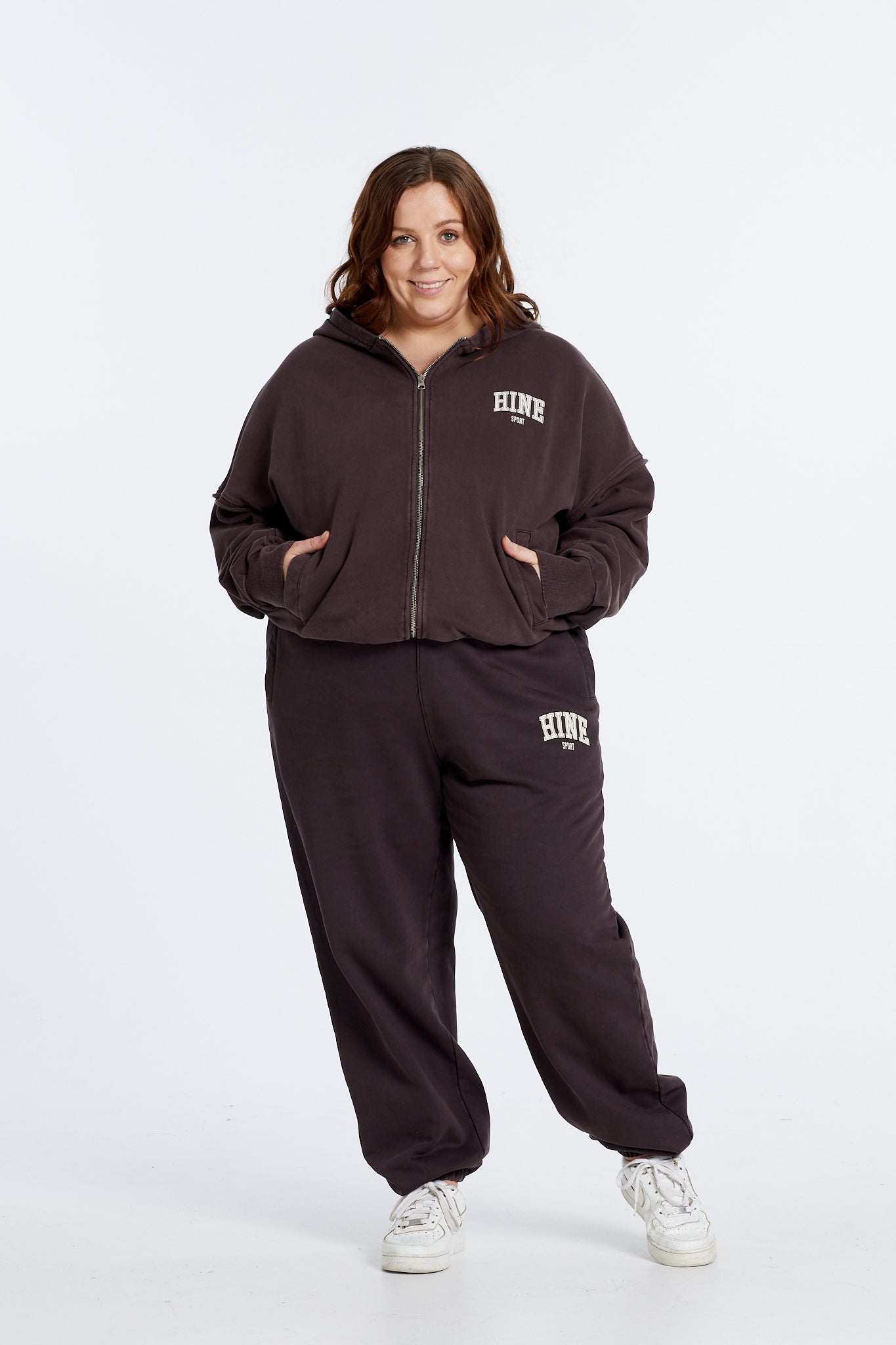 WASHED TRACKPANT ESPRESSO