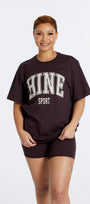 VARSITY TEE ESPRESSO