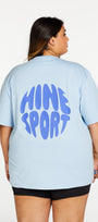 HINE SPORT TEE SKY BLUE