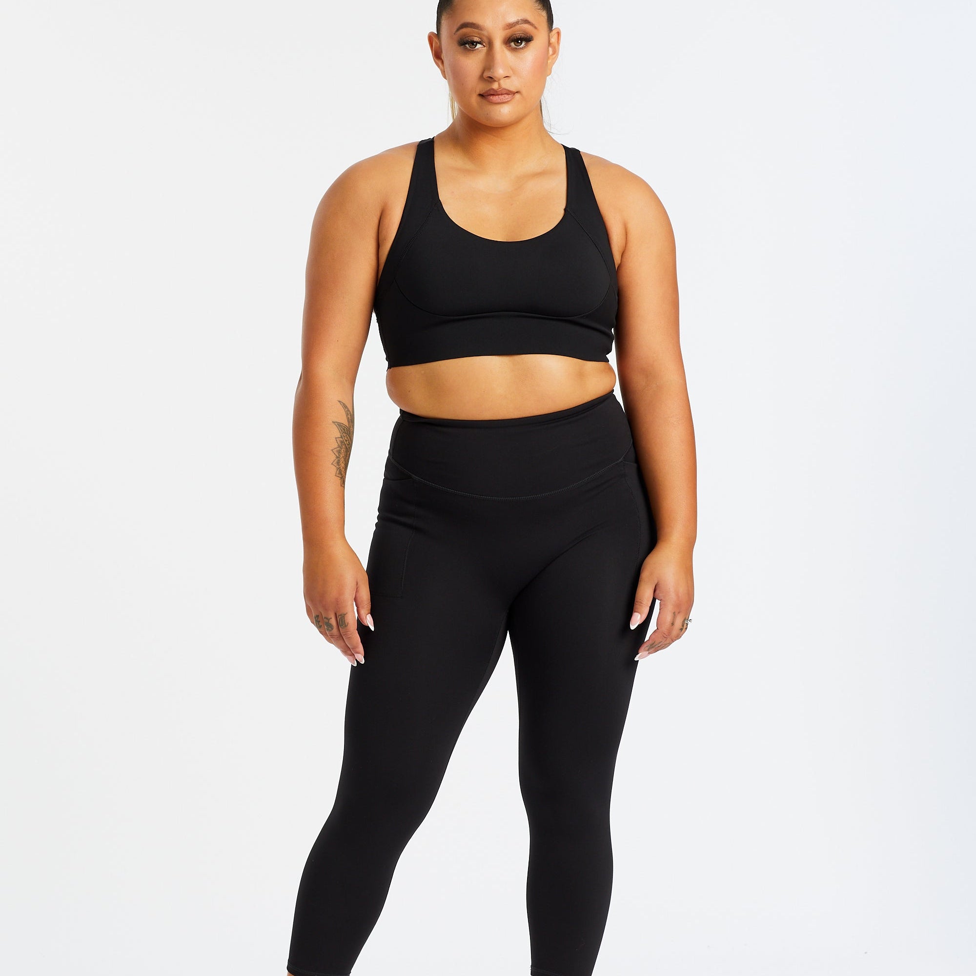 STAPLE 2.0 7/8 LEGGINGS W/ POCKET ONYX