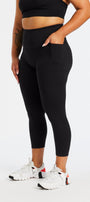 STAPLE 2.0 7/8 LEGGINGS W/ POCKET ONYX