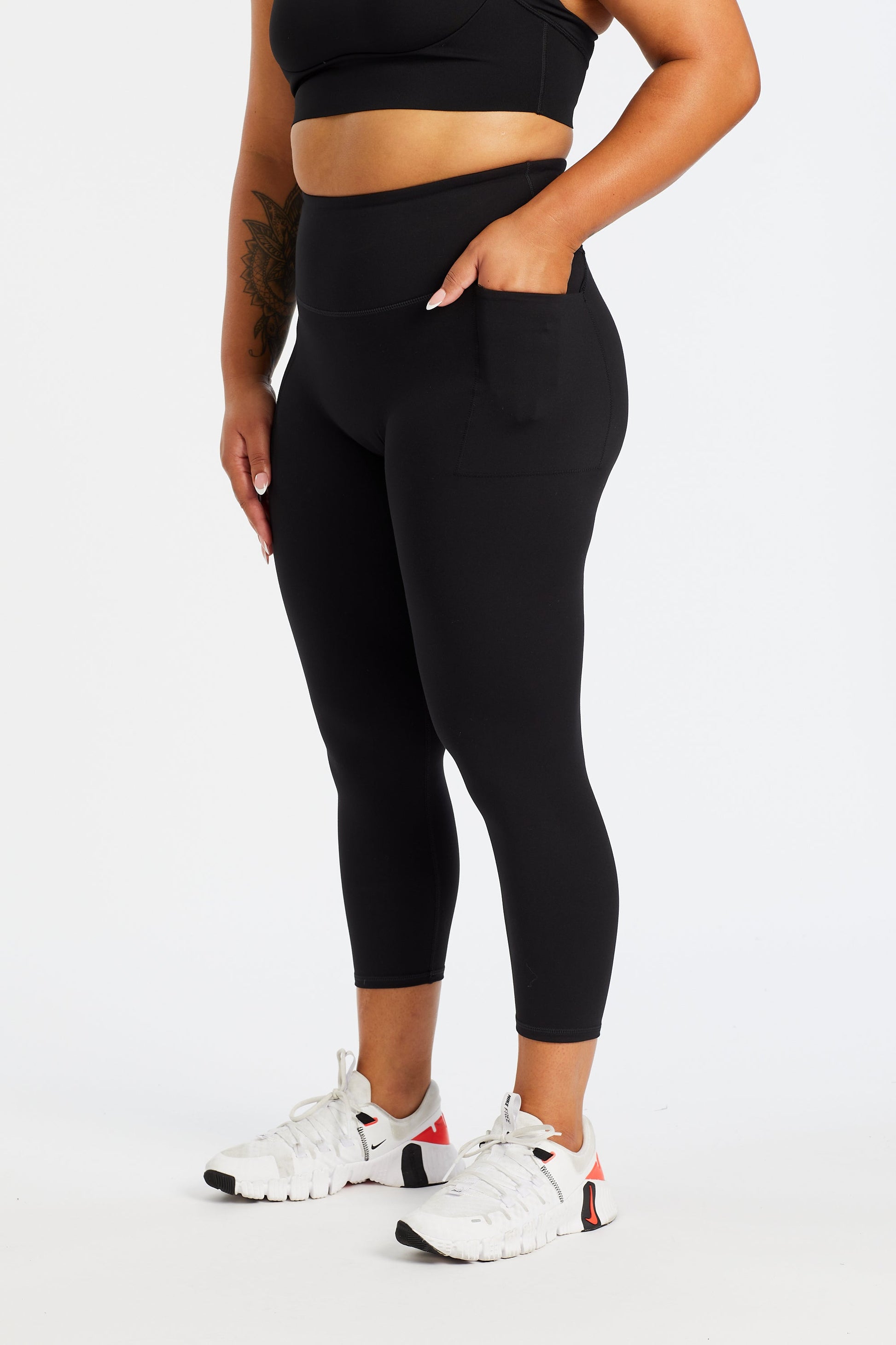 STAPLE 2.0 7/8 LEGGINGS W/ POCKET ONYX