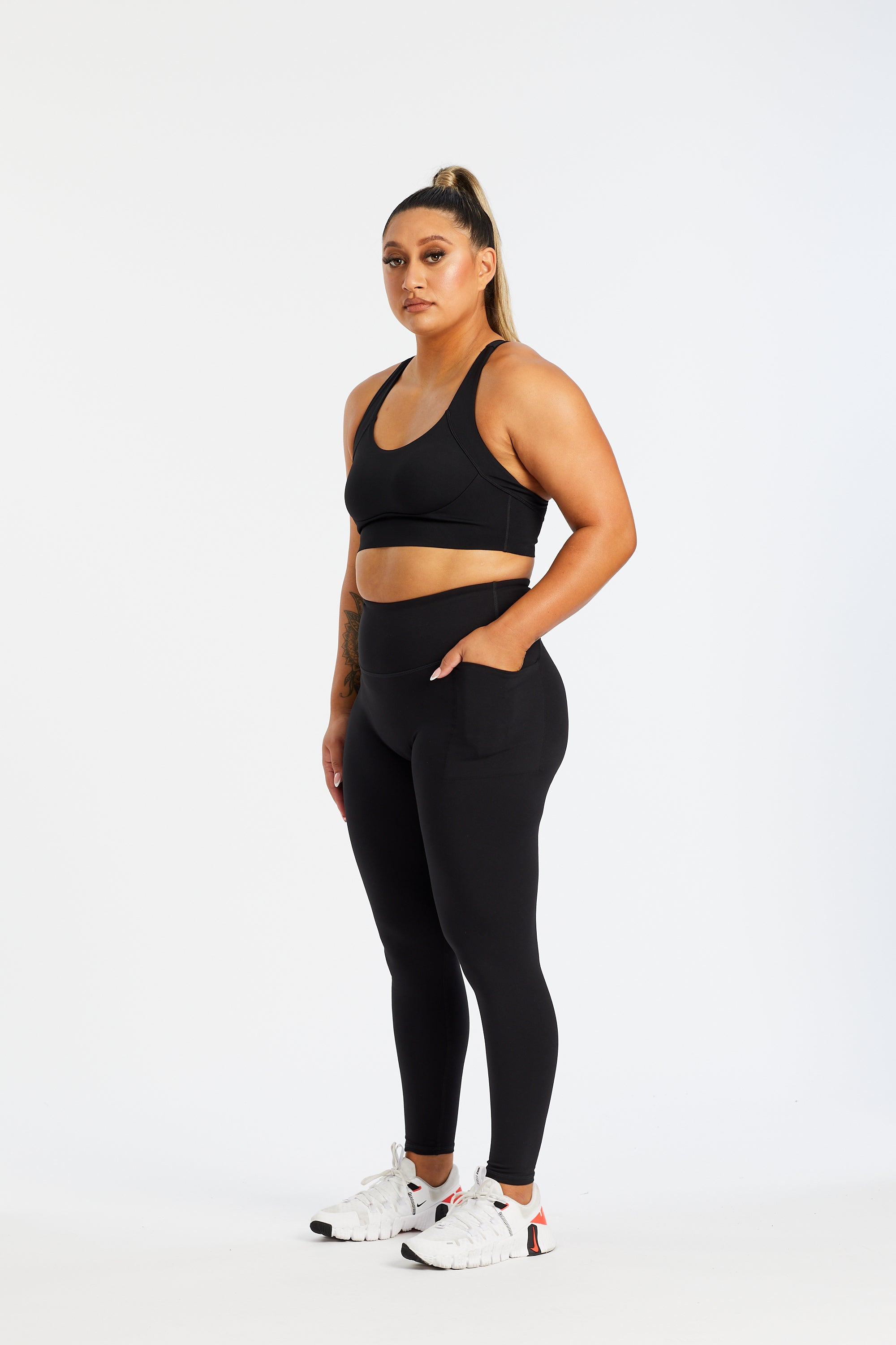 STAPLE 2.0 FULL LENGTH LEGGINGS W/ POCKET ONYX