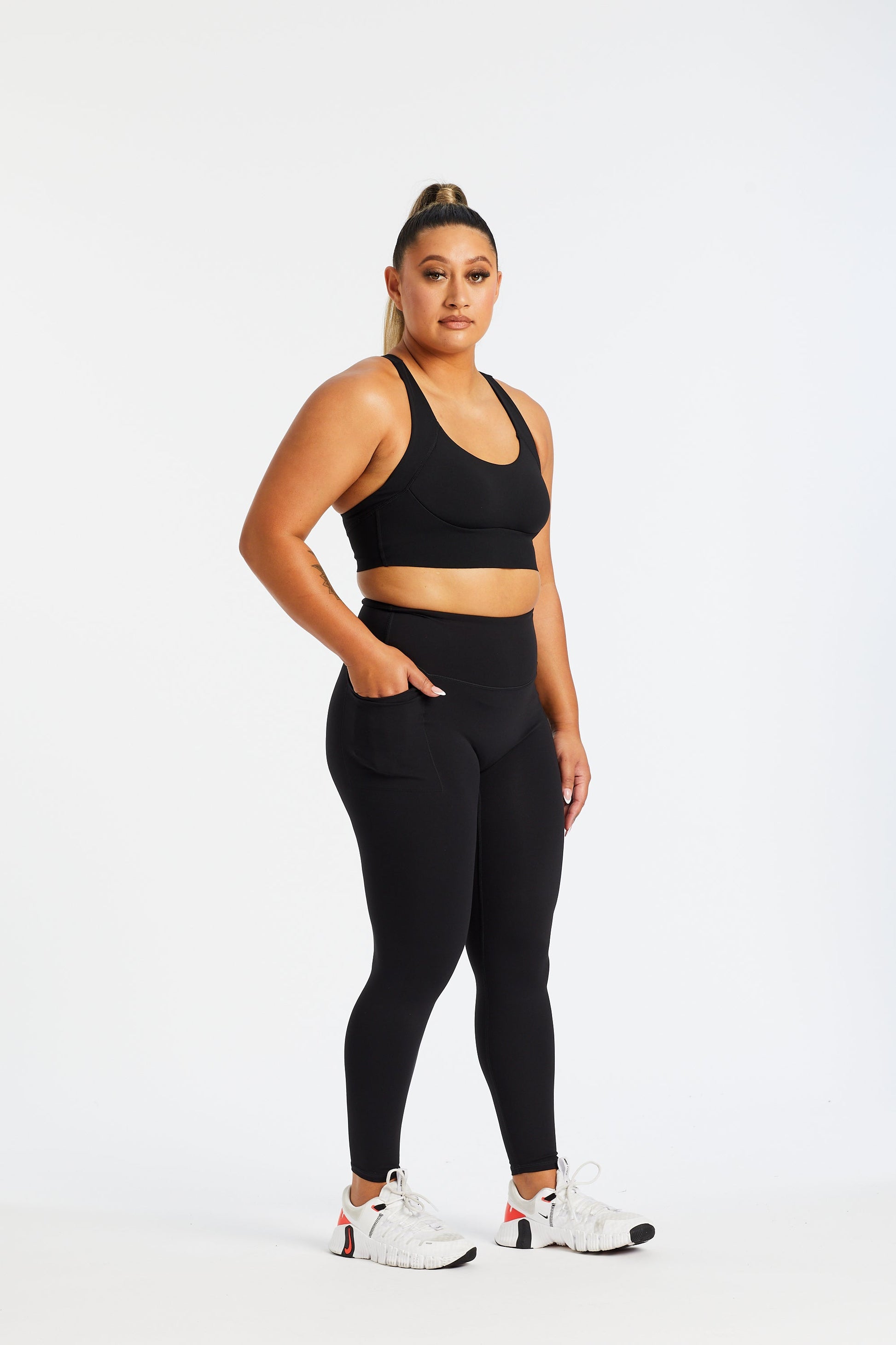 STAPLE 2.0 FULL LENGTH LEGGINGS W/ POCKET ONYX