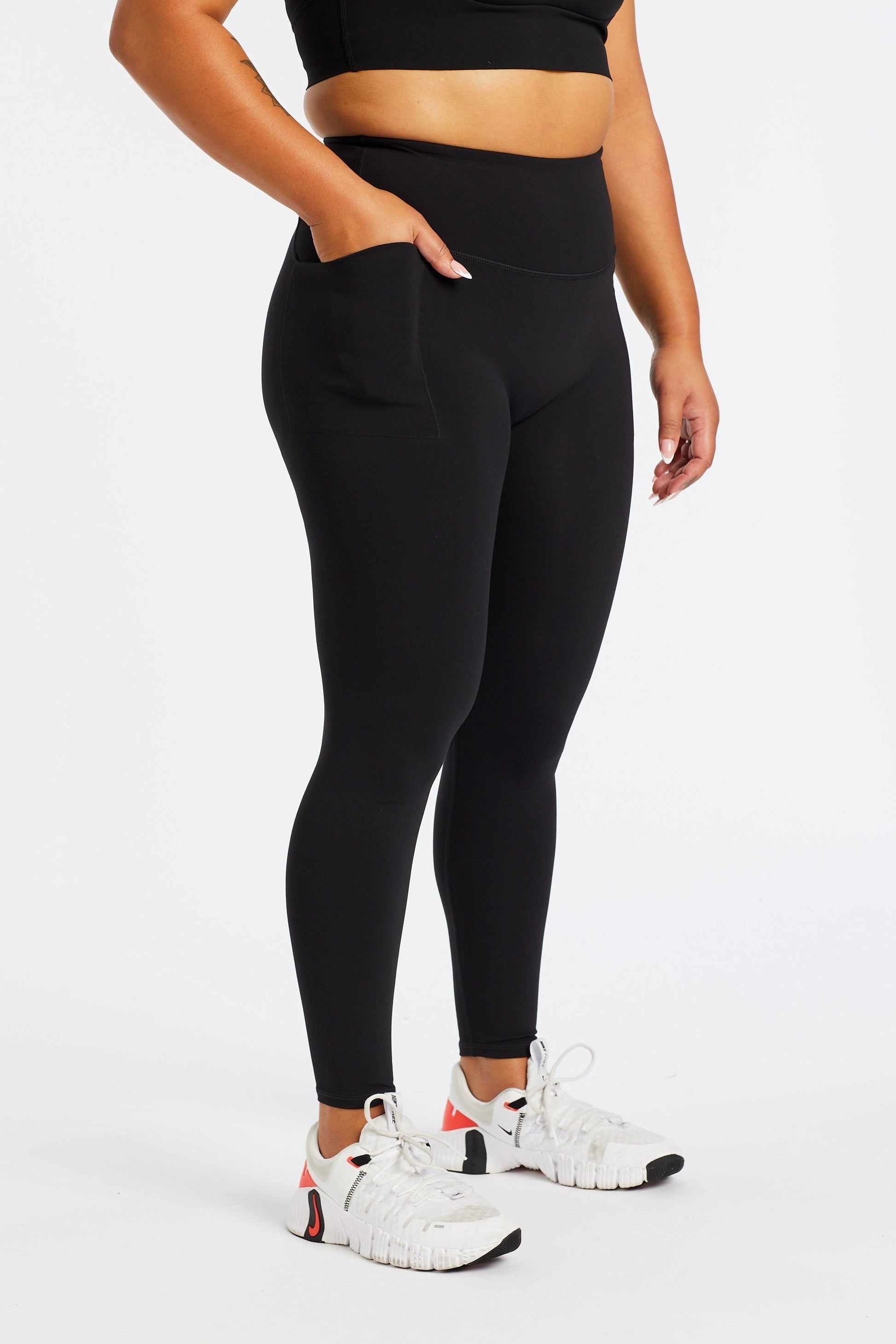STAPLE 2.0 FULL LENGTH LEGGINGS W/ POCKET ONYX
