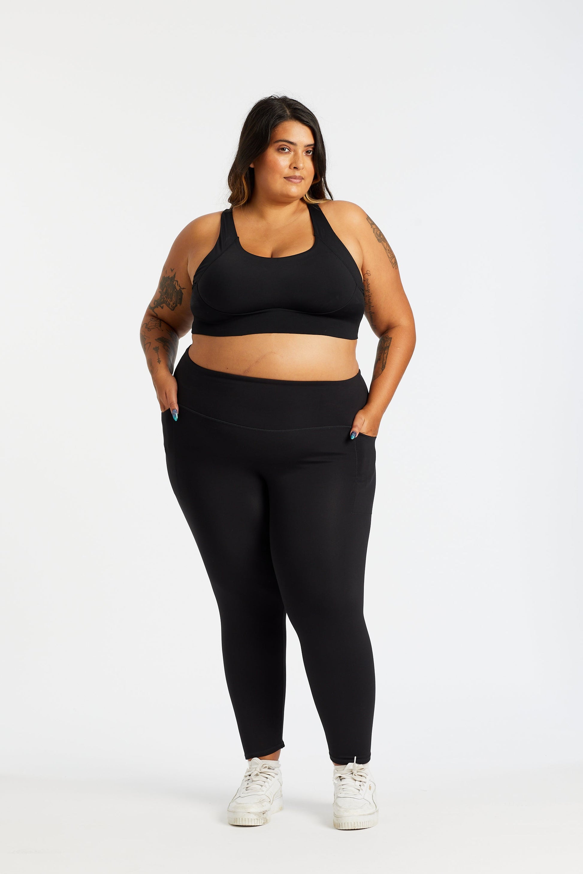 STAPLE 2.0 FULL LENGTH LEGGINGS W/ POCKET ONYX