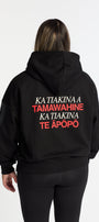 TAMAWAHINE HOODIE BLACK