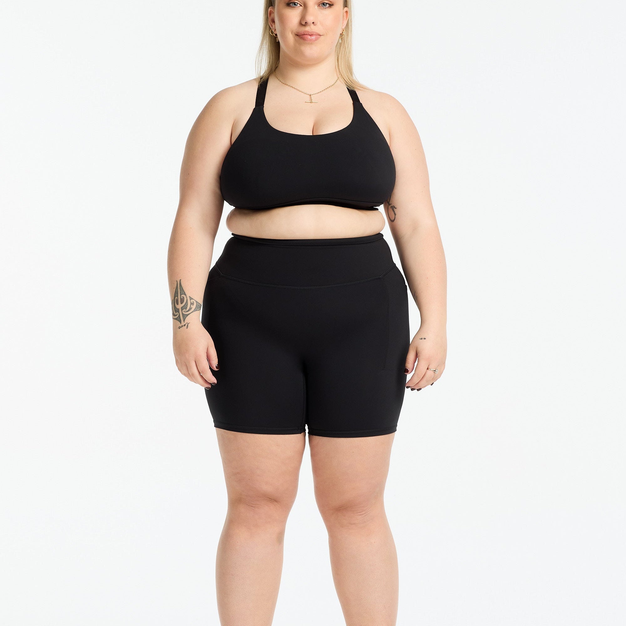 STAPLE 2.0 MID SHORT W/POCKET ONYX
