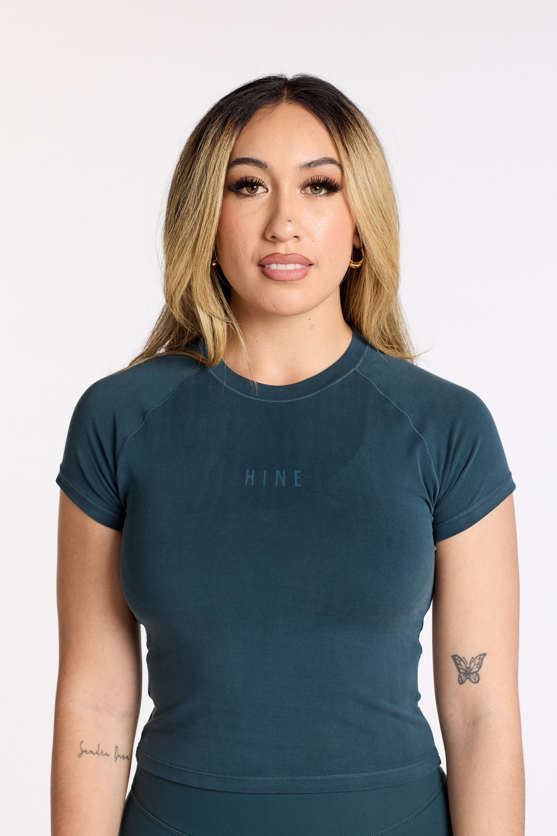 THE ESSENTIAL CROP TEE JADE