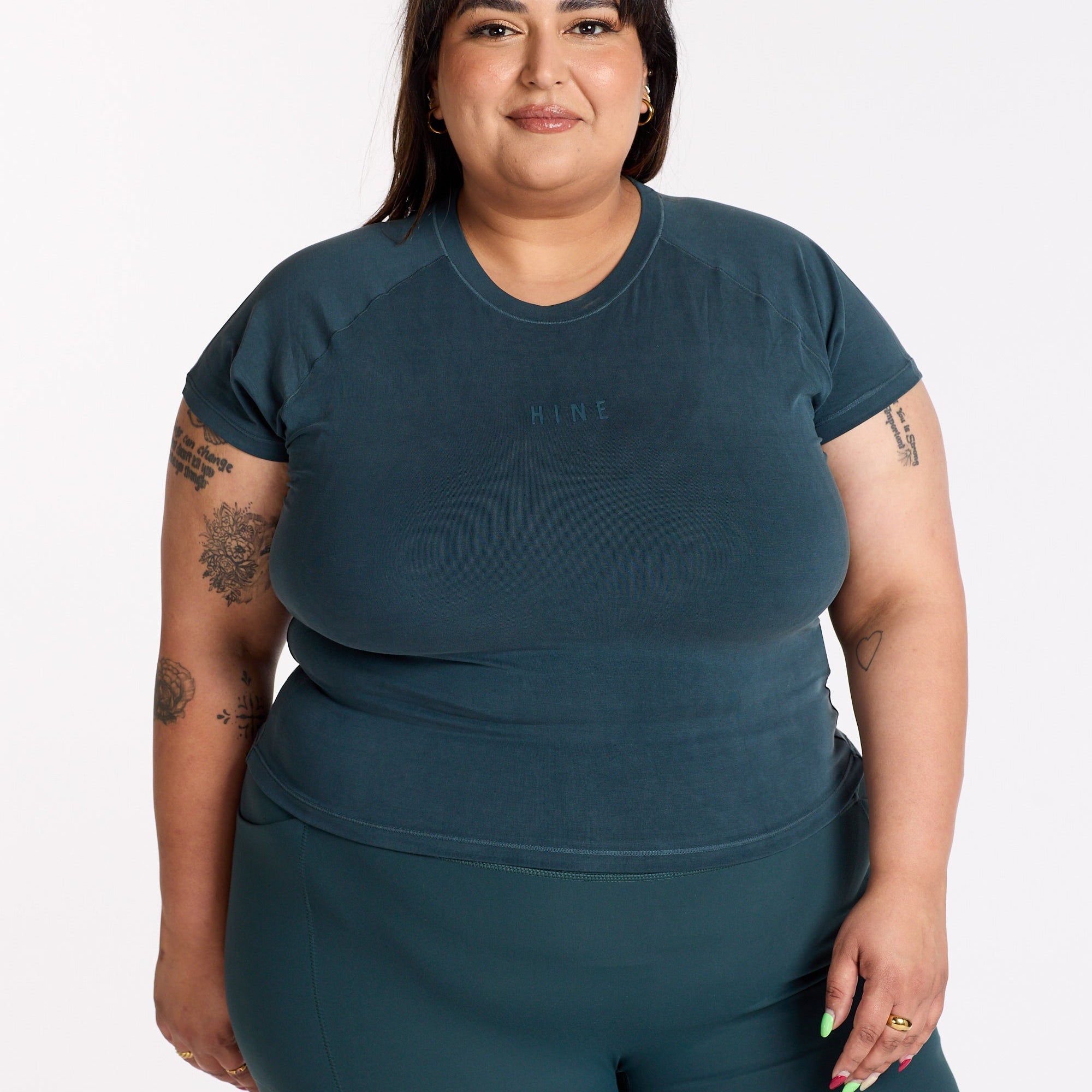 THE ESSENTIAL CROP TEE JADE