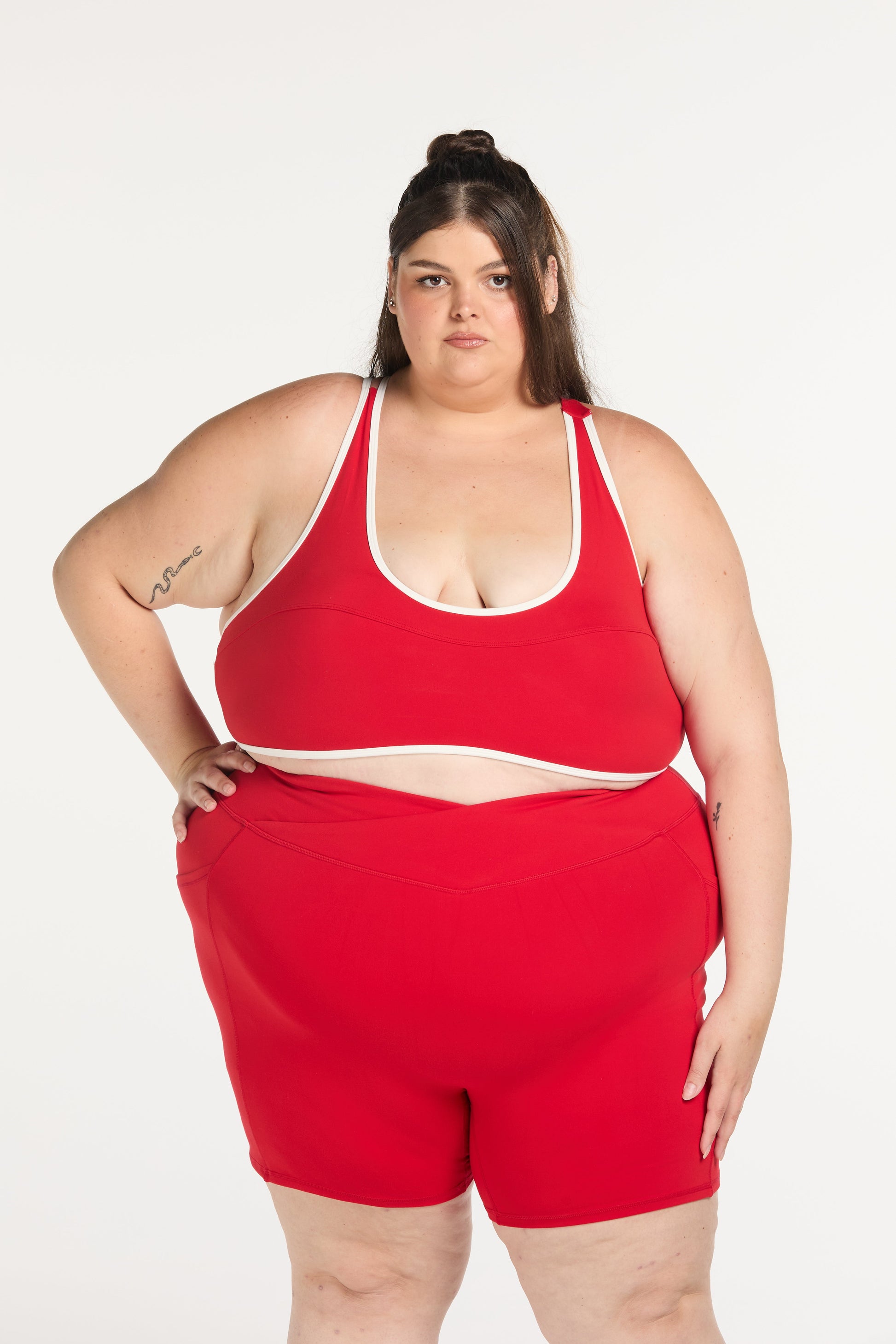 FORME CONTRAST BRA RED