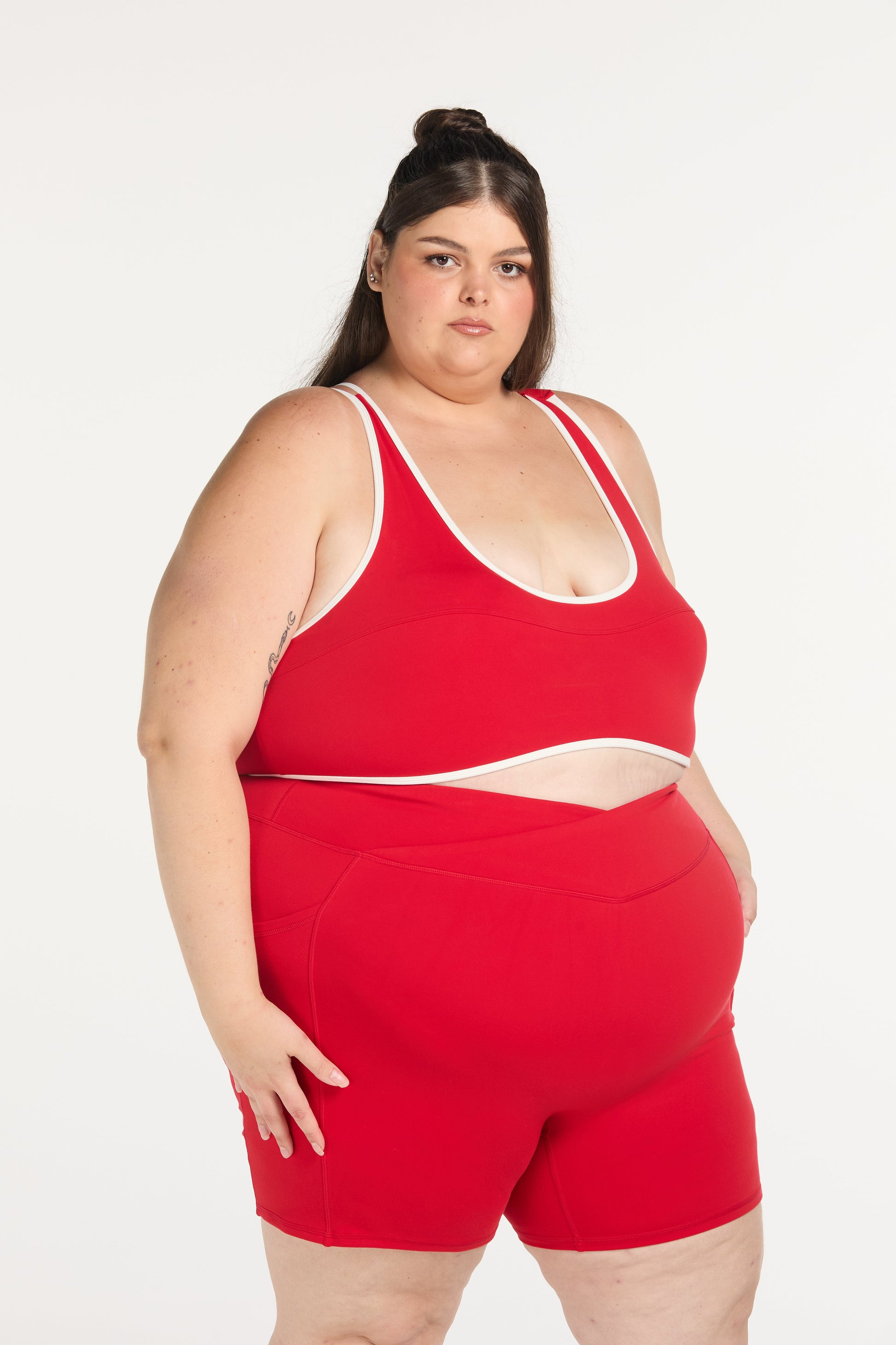 FORME CONTRAST BRA RED