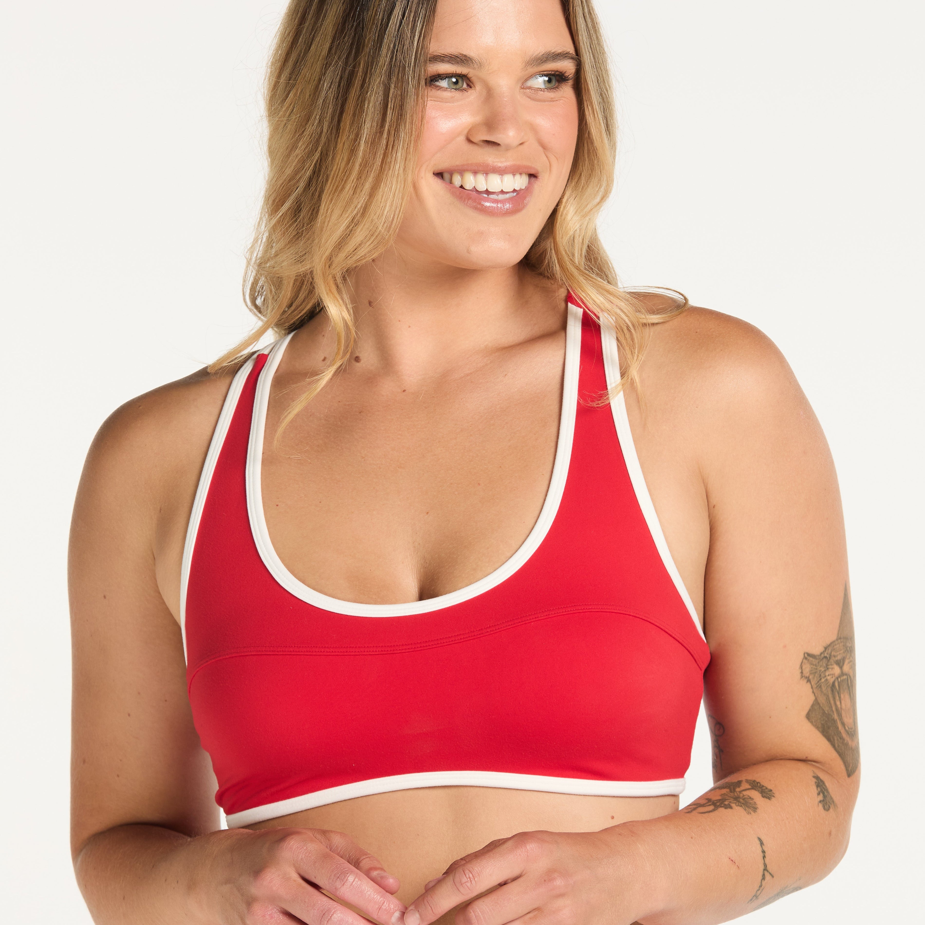 FORME CONTRAST BRA RED