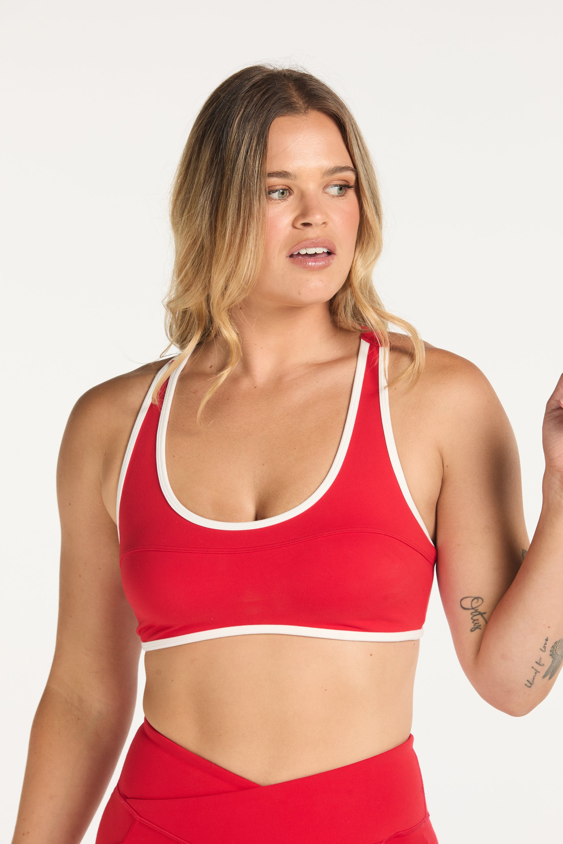 FORME CONTRAST BRA RED