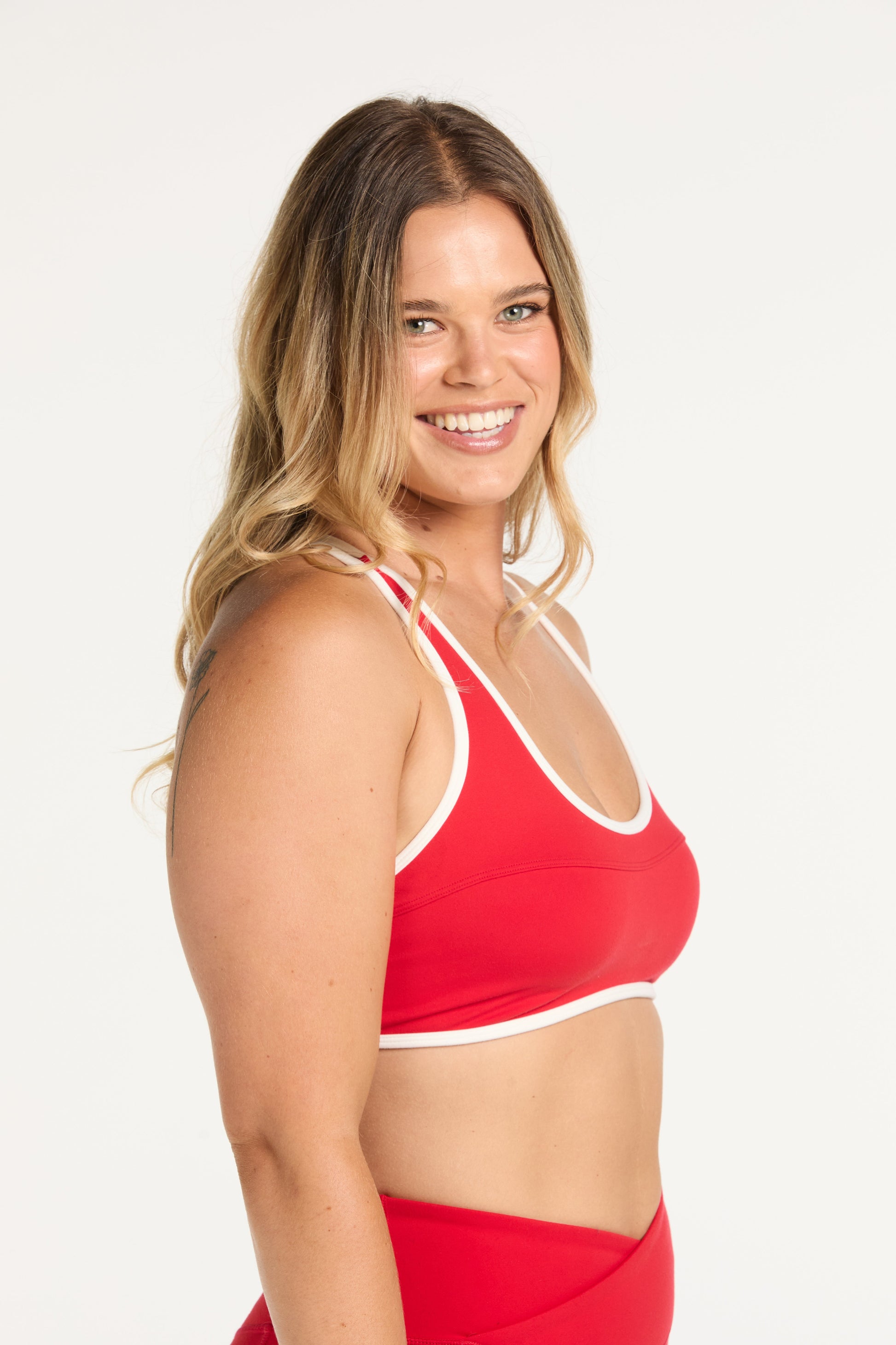 FORME CONTRAST BRA RED