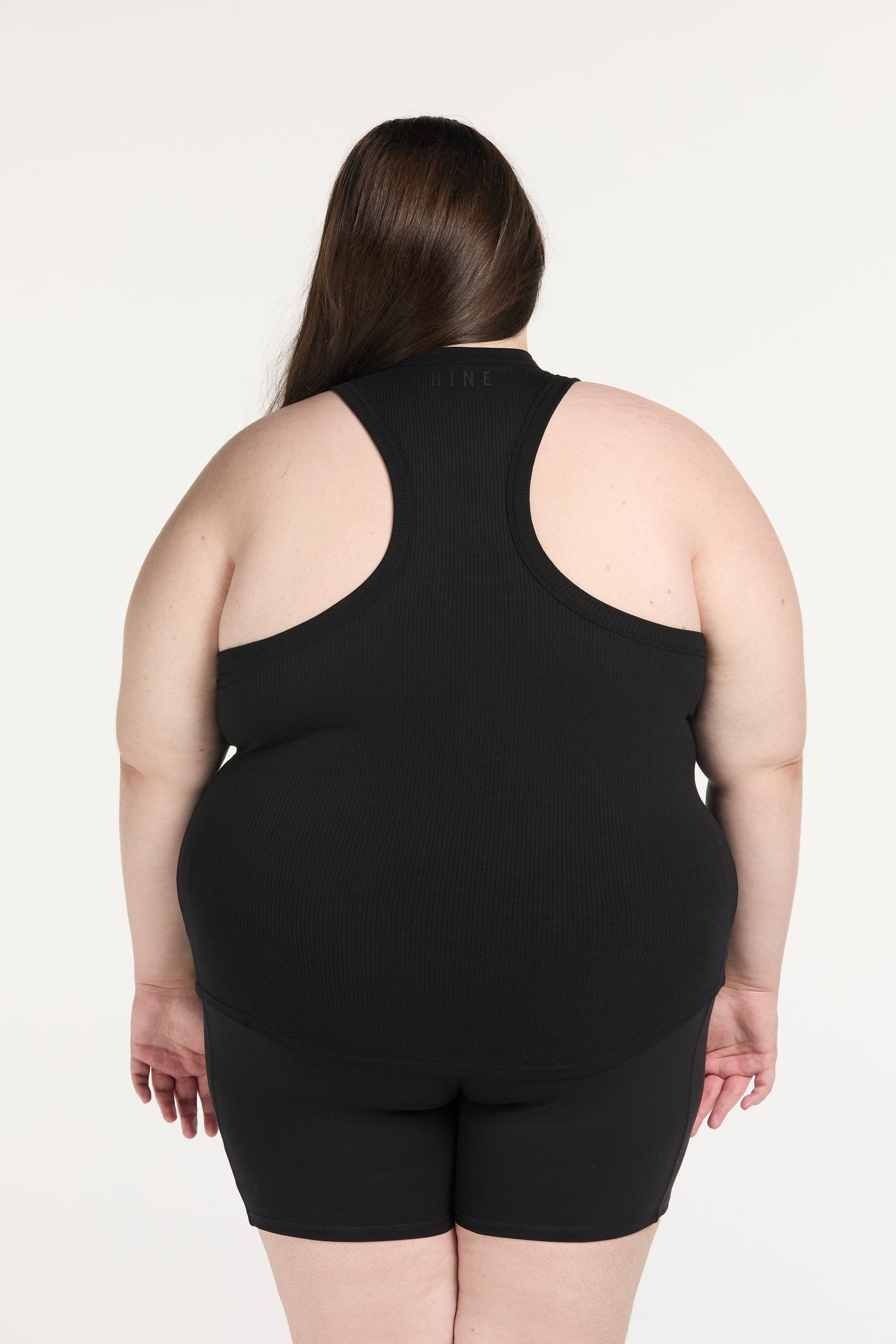 CROP RIB SINGLET ONYX