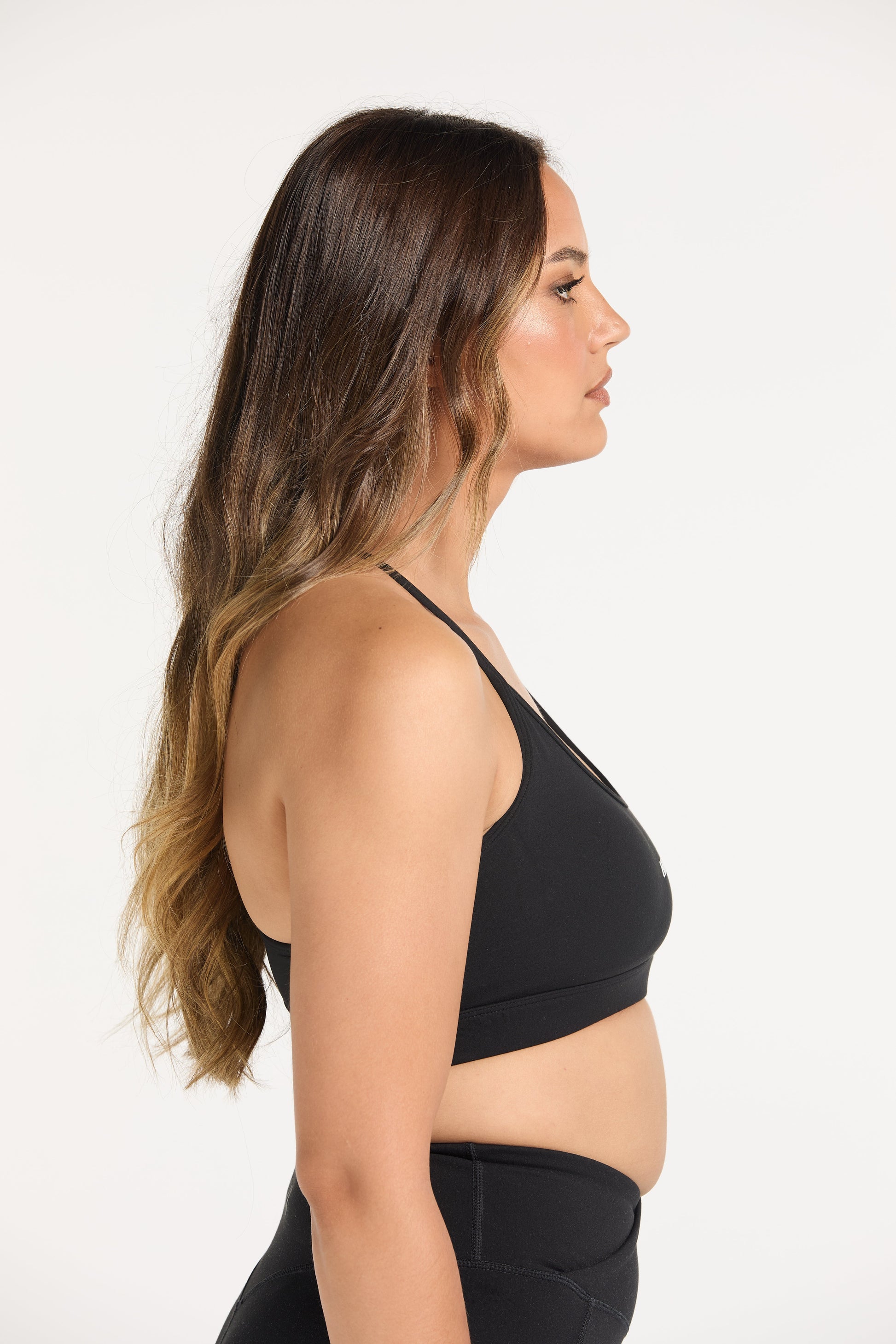 THIN RACER BRA ONYX