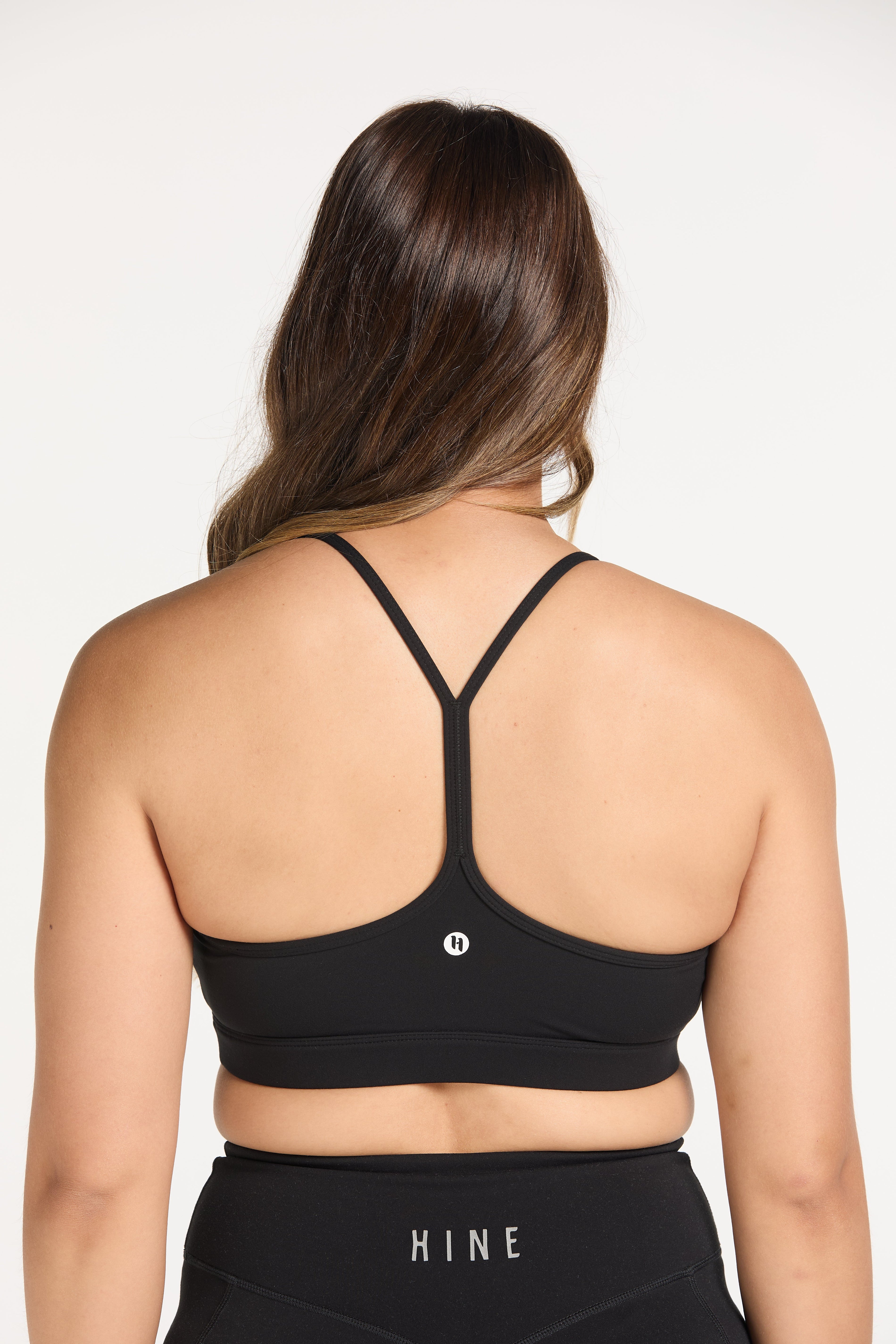 THIN RACER BRA ONYX