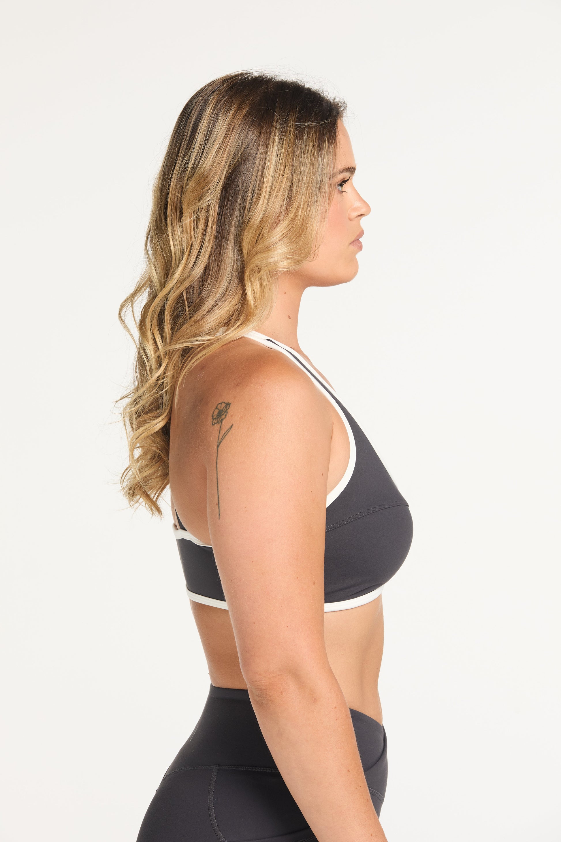 FORME CONTRAST BRA CHARCOAL