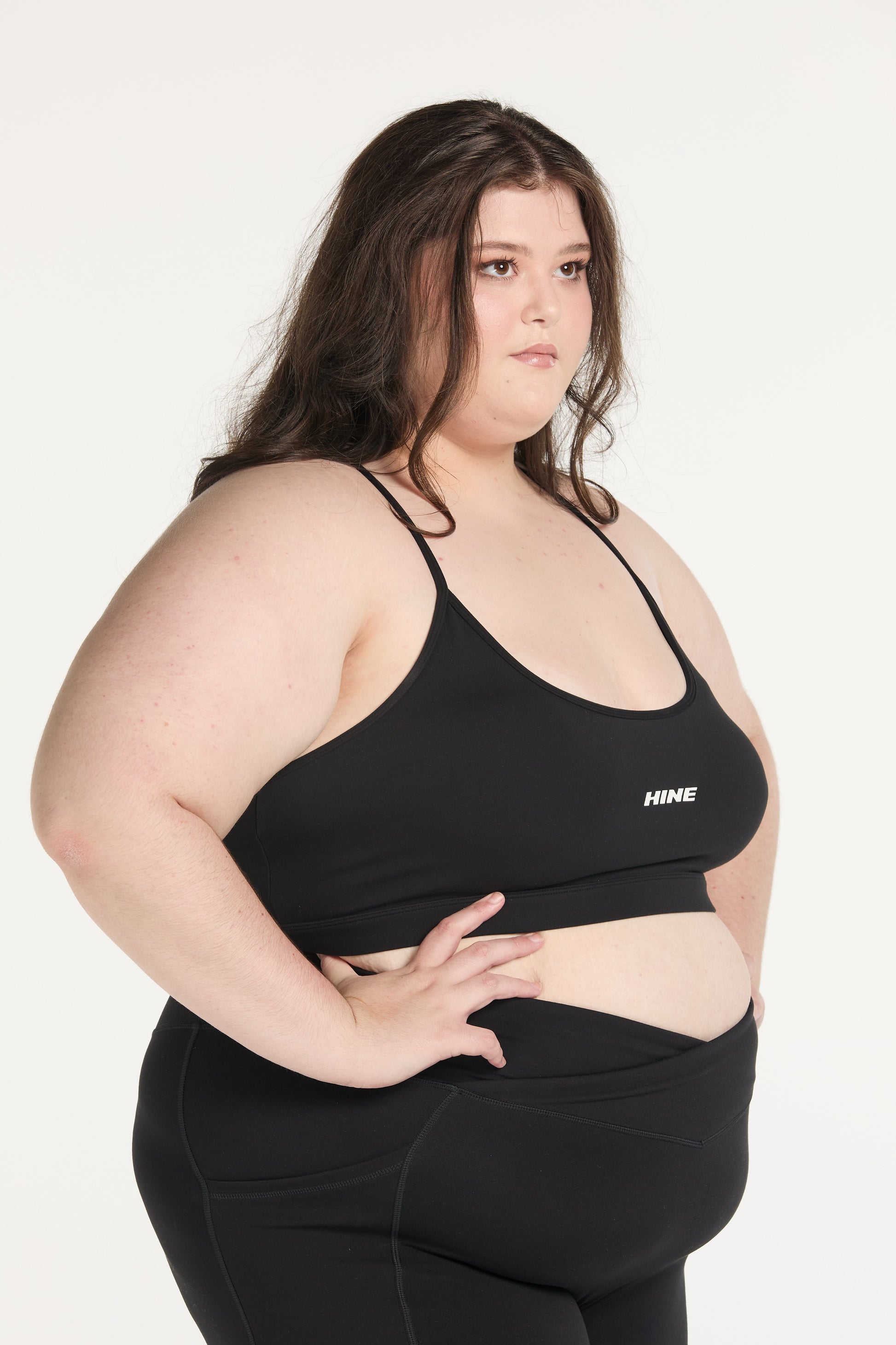 THIN RACER BRA ONYX