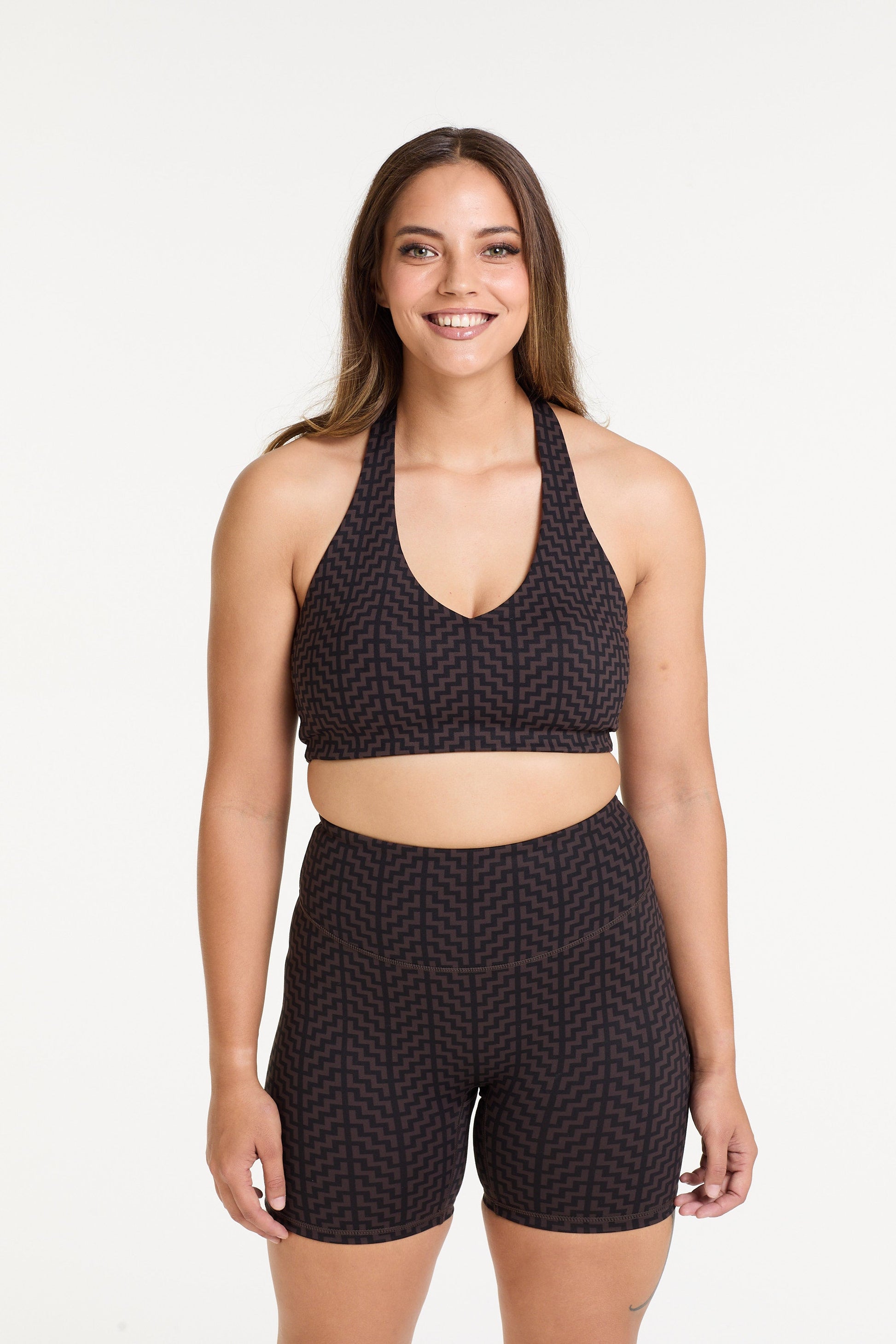 POUTAMA PRINT HALTER NECK BRA