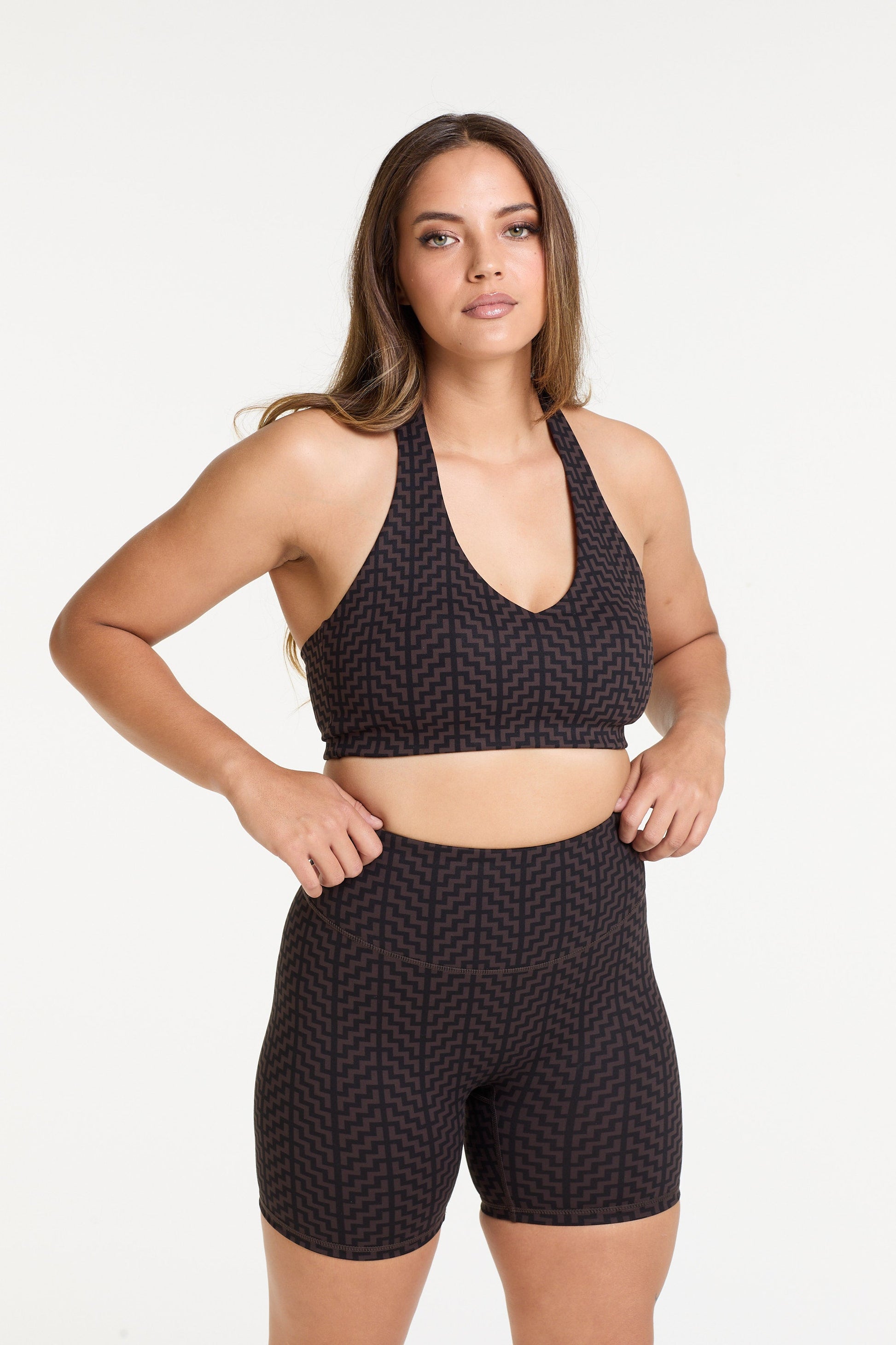 POUTAMA PRINT HALTER NECK BRA
