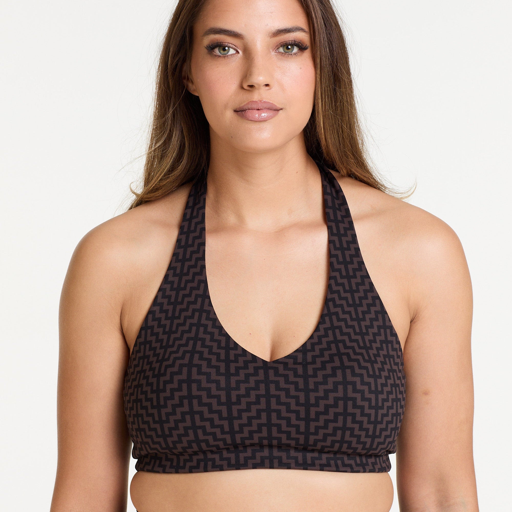 POUTAMA PRINT HALTER NECK BRA