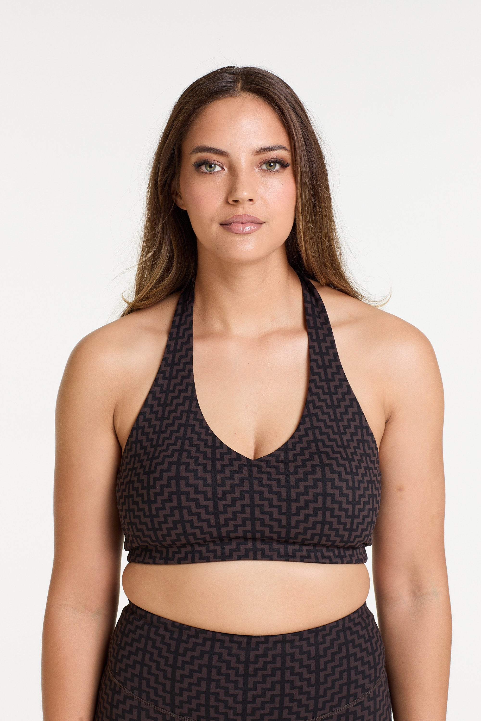 POUTAMA PRINT HALTER NECK BRA
