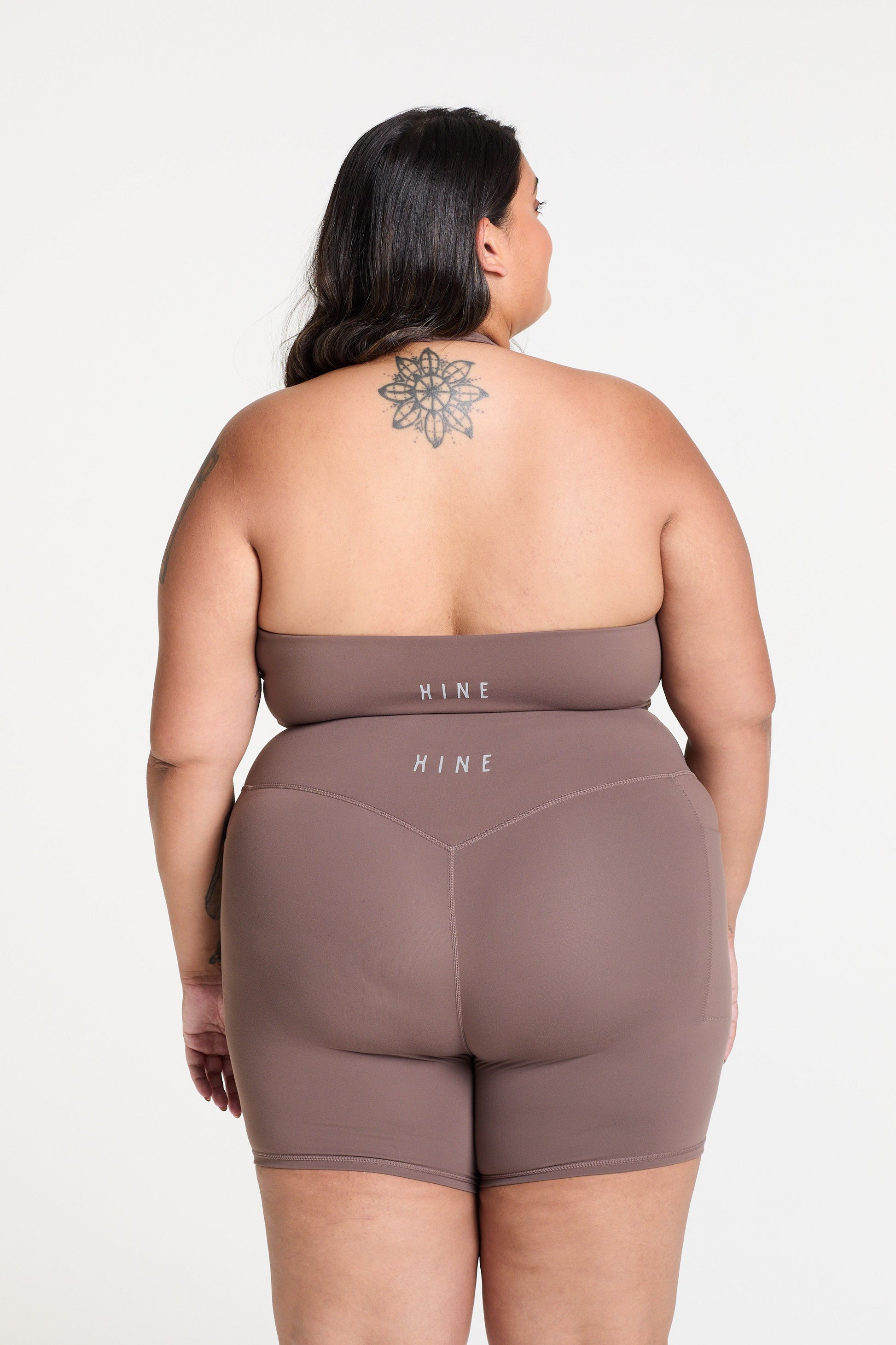HALTER NECK BRA COFFEE