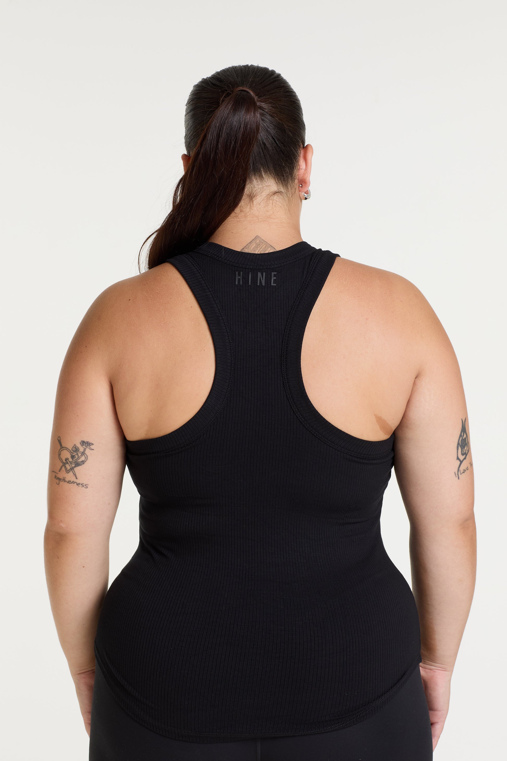 FULL LENGTH RIB SINGLET ONYX