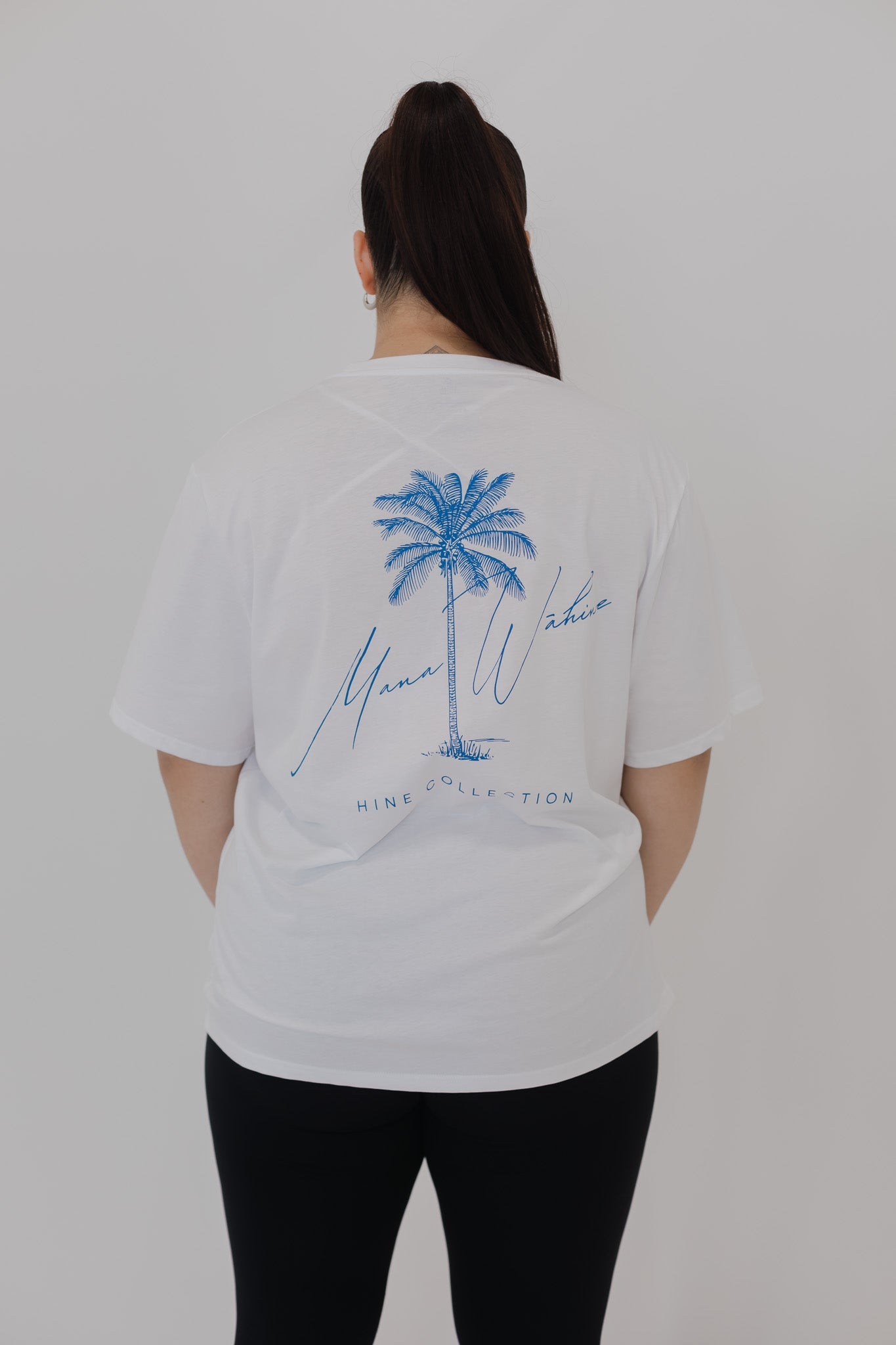 MANA WĀHINE TEE WHITE