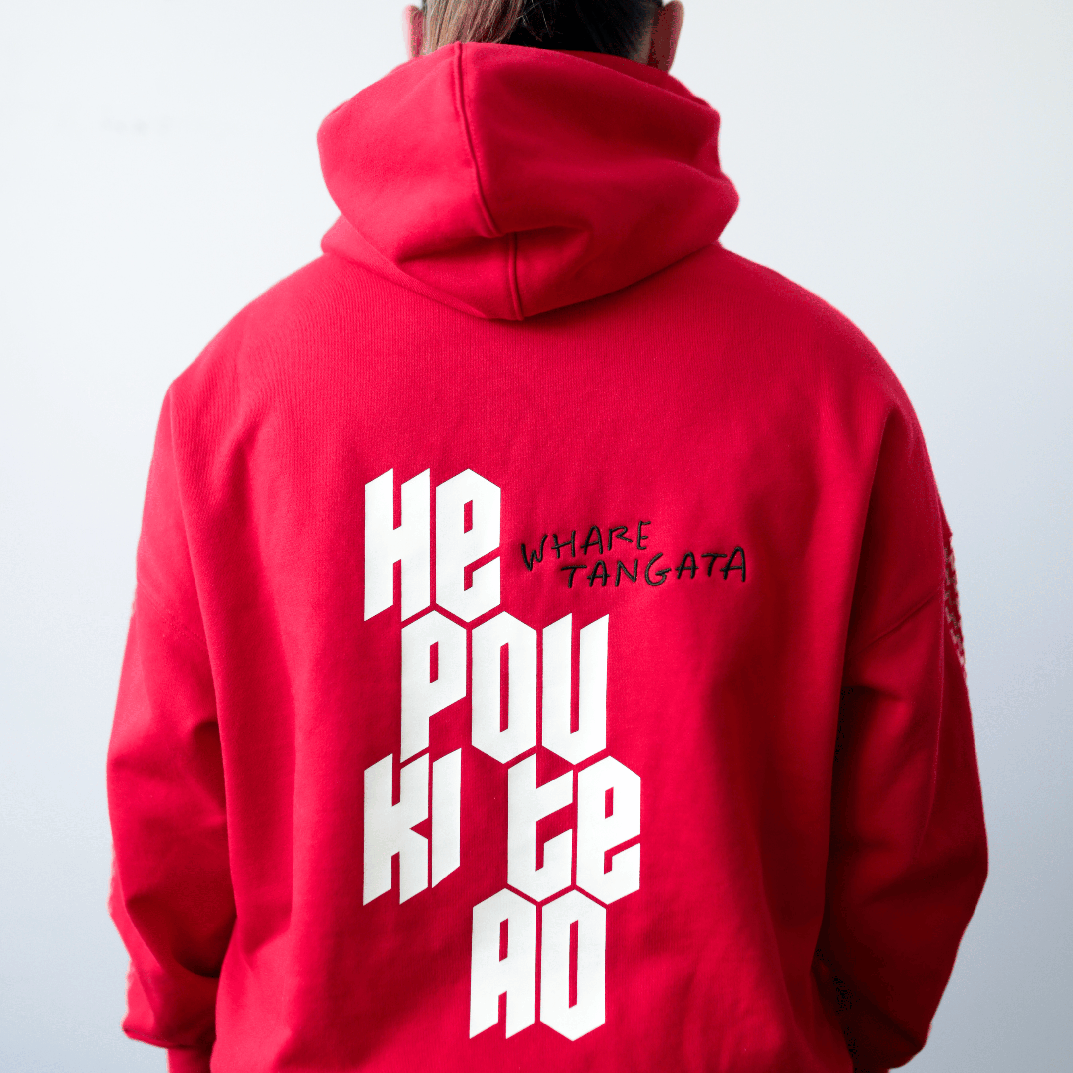 WHARE TANGATA HOODIE RED