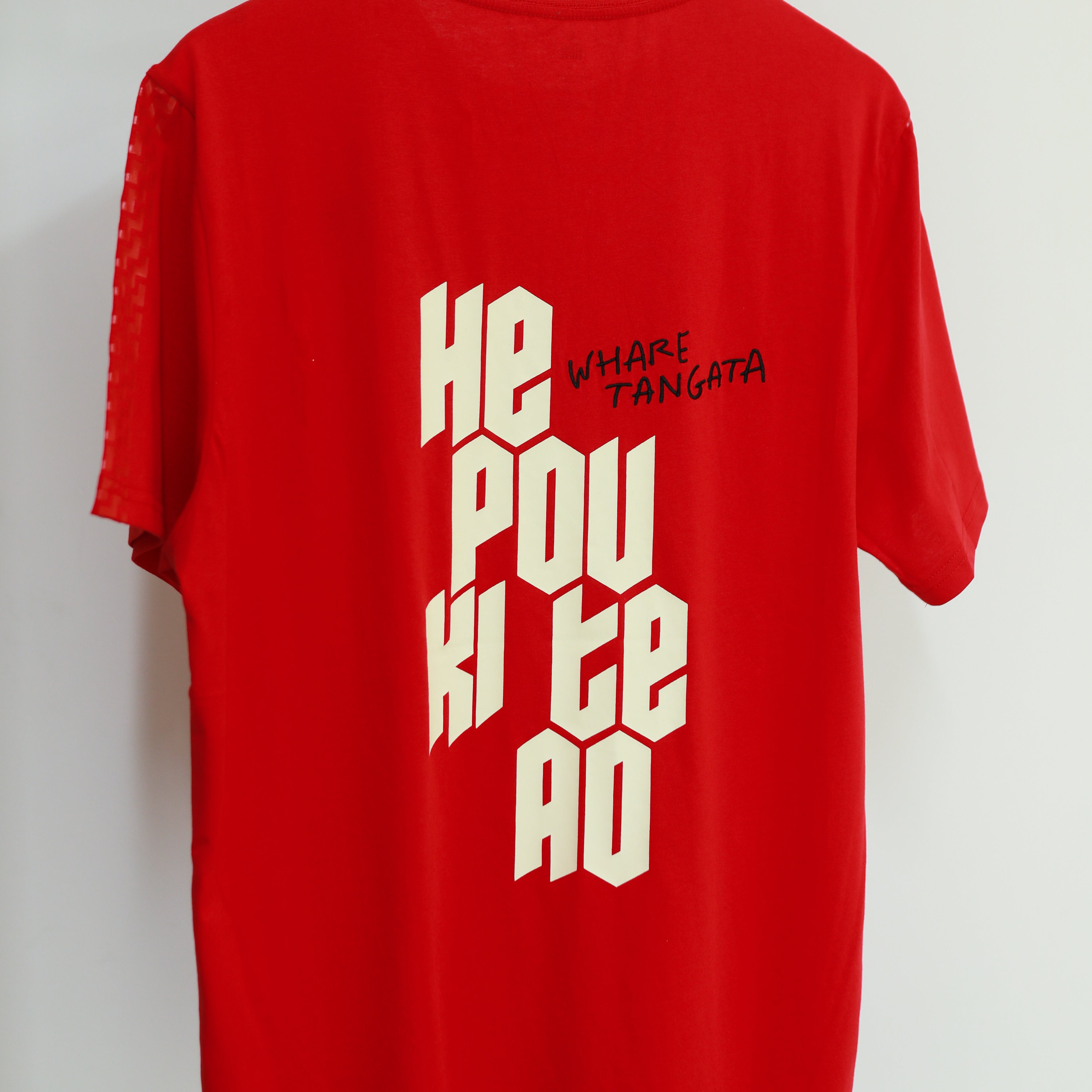 WHARE TANGATA TEE RED