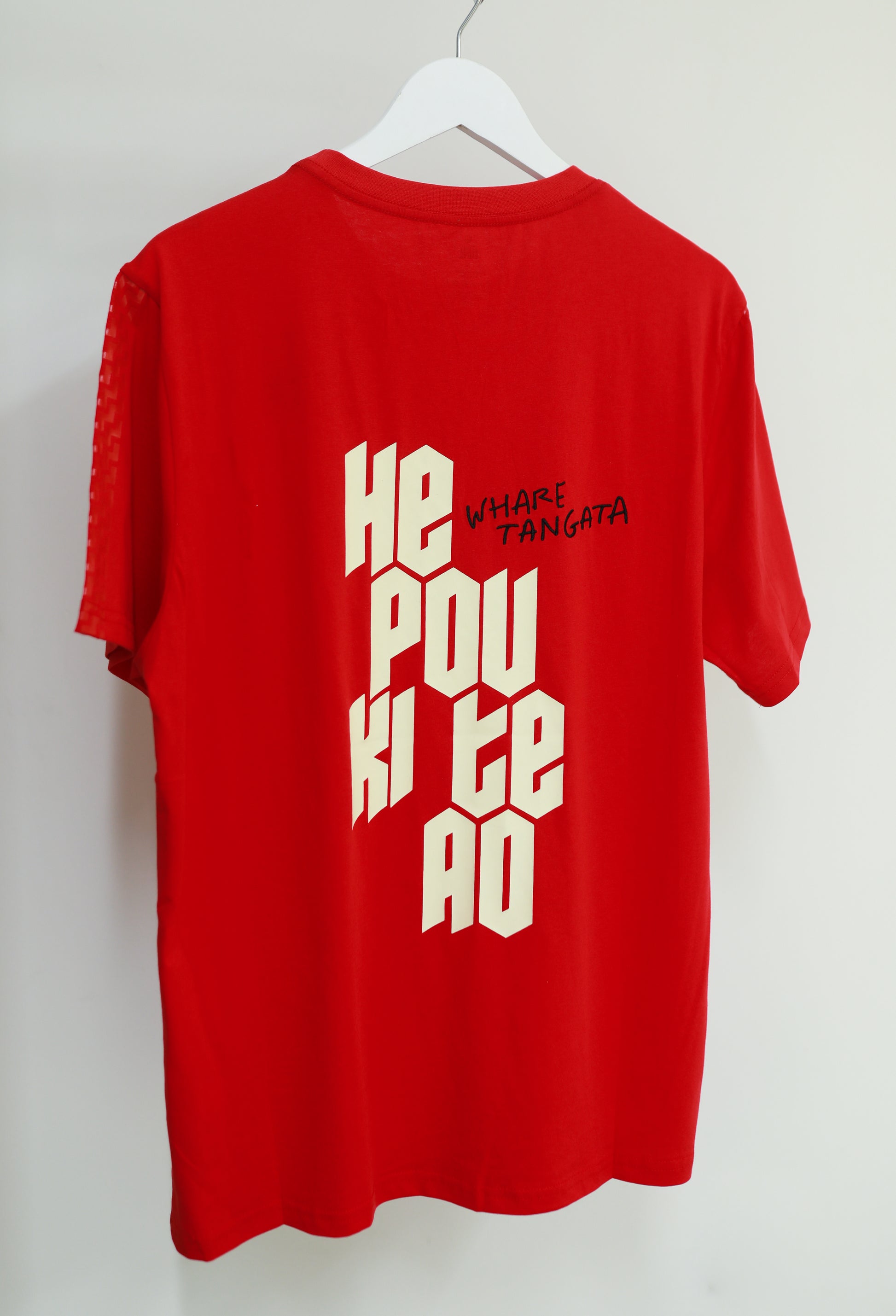 WHARE TANGATA TEE RED