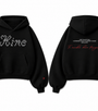 TE MUKA HERE TĀNGATA HOODIE ONYX