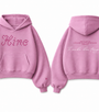 TE MUKA HERE TĀNGATA HOODIE PINK