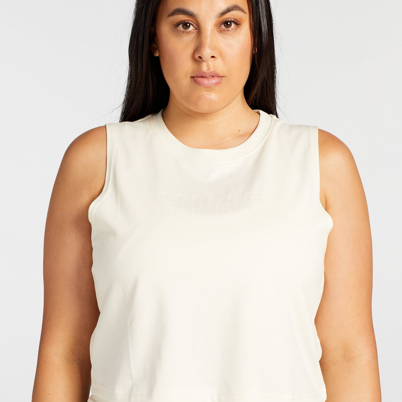 SIGNATURE CROP MUSCLE SINGLET CREAM