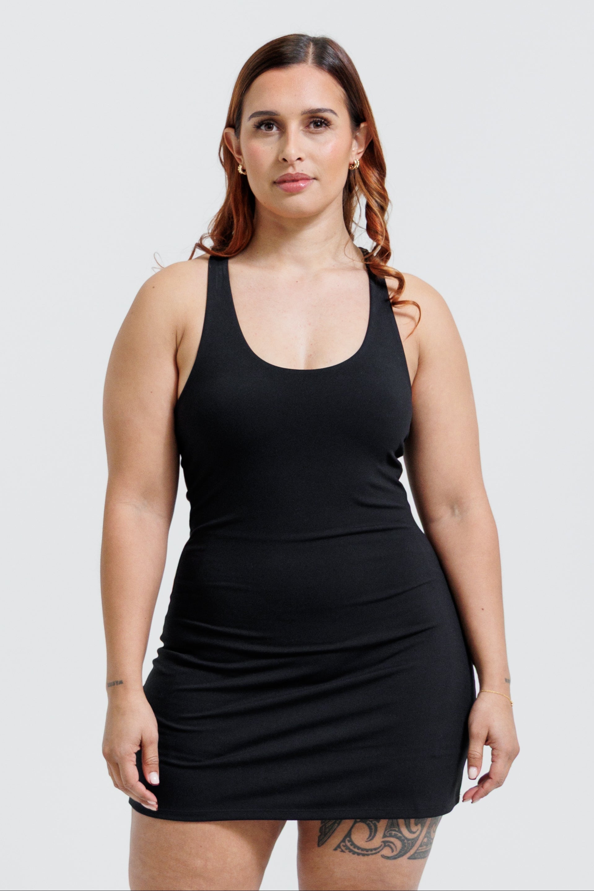 SCULPT DRESS ONYX