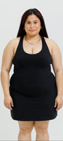 SCULPT DRESS ONYX