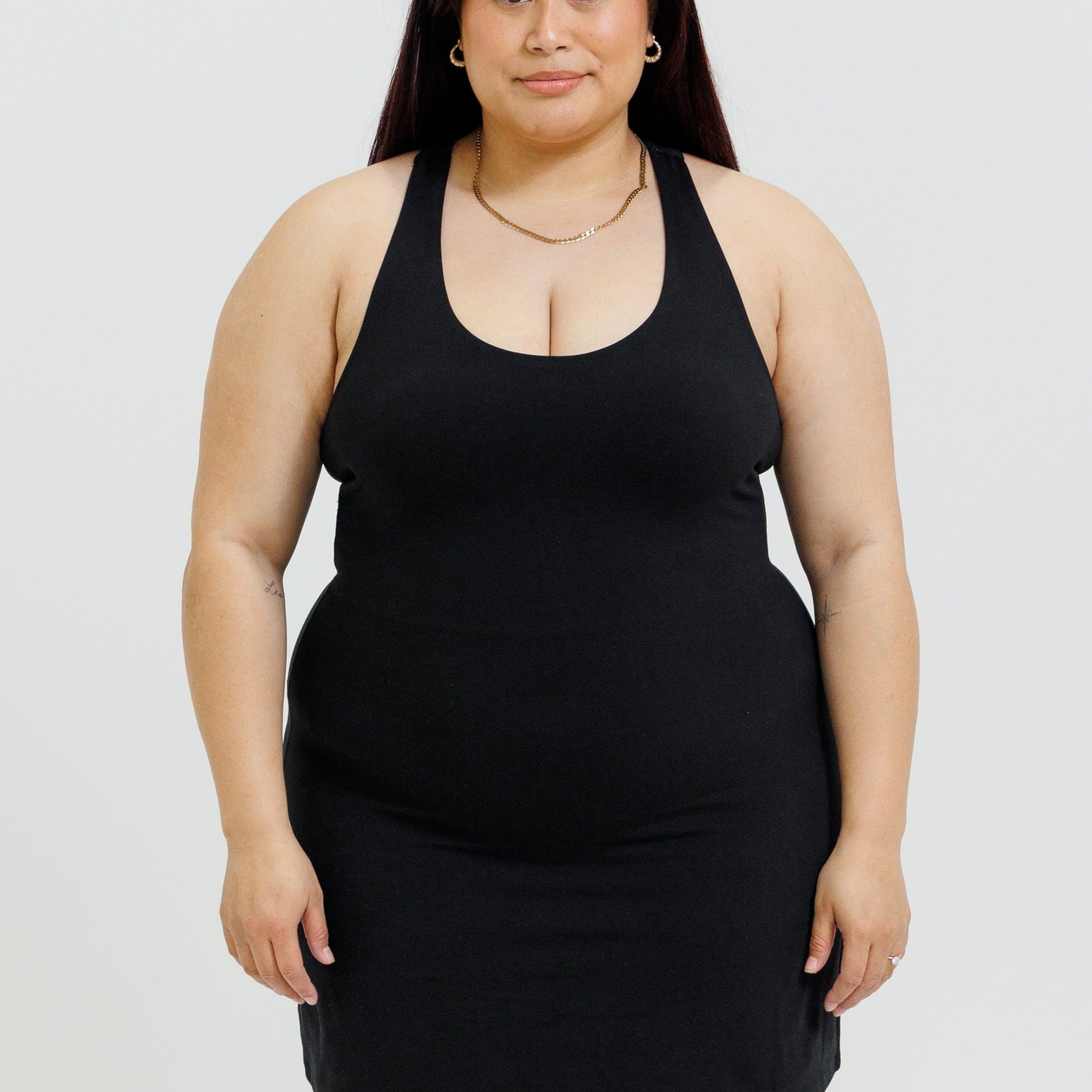 SCULPT DRESS ONYX