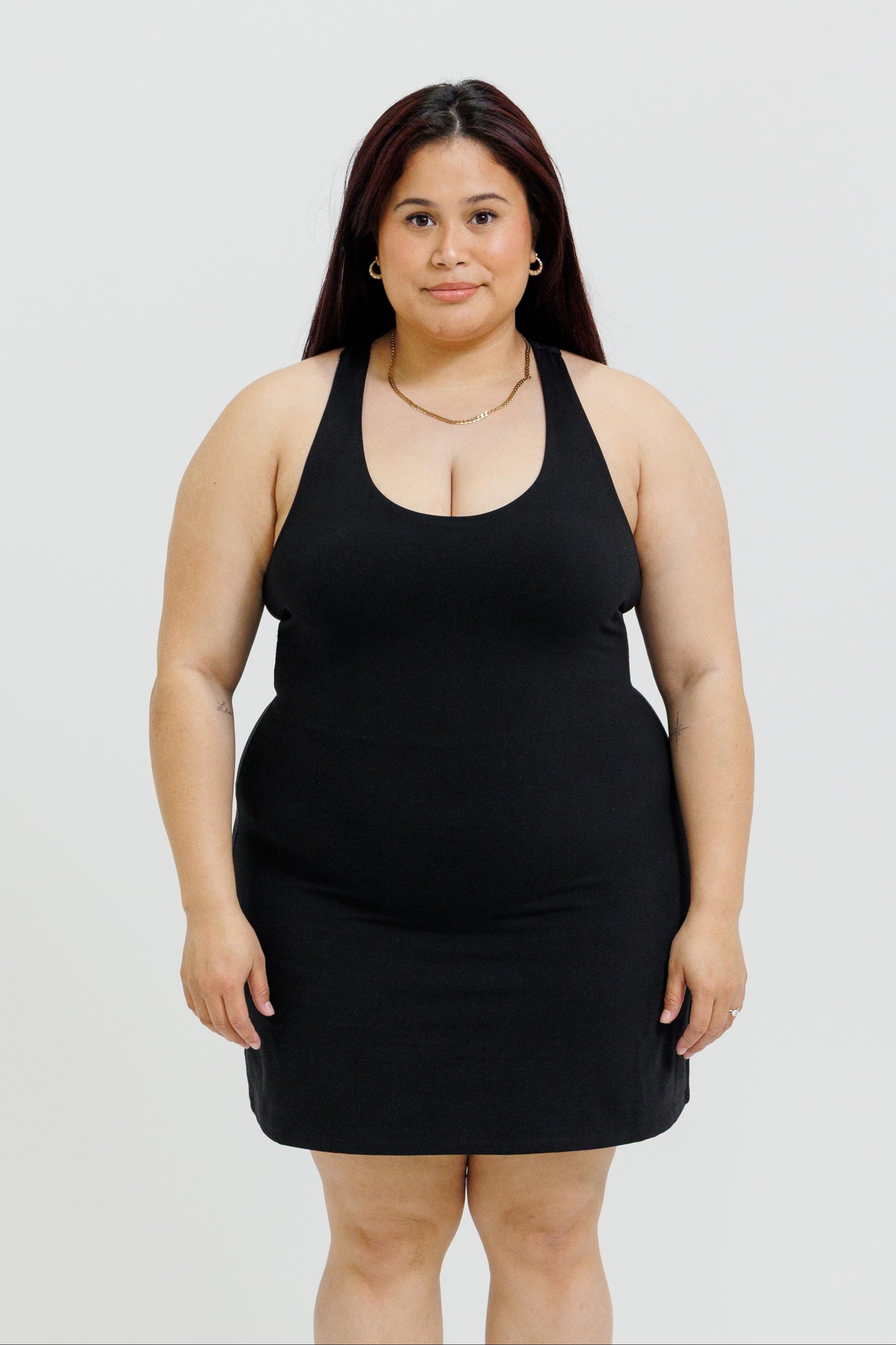 SCULPT DRESS ONYX