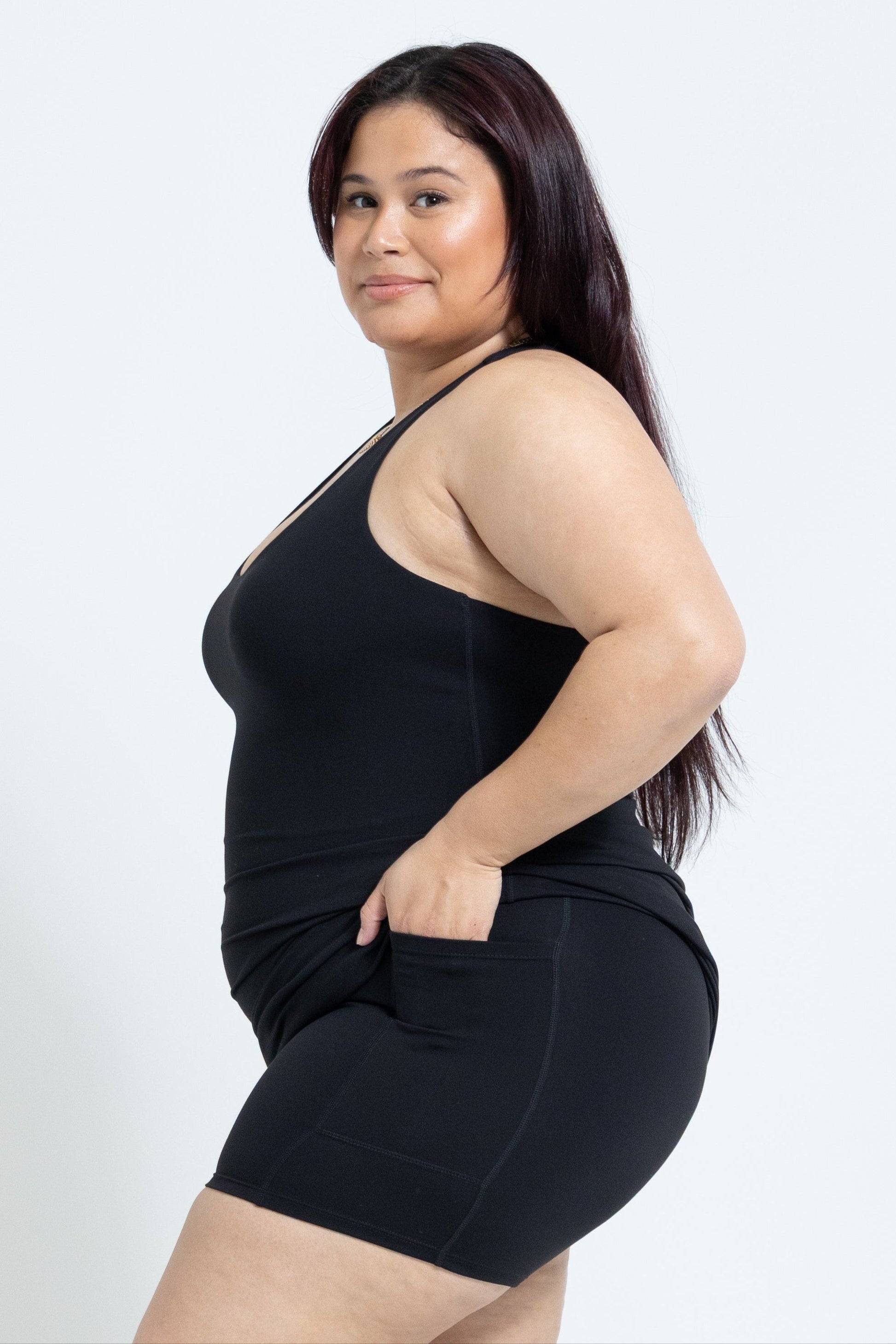 SCULPT DRESS ONYX