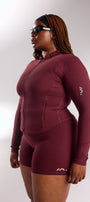 FORM JACKET DEEP CHERRY