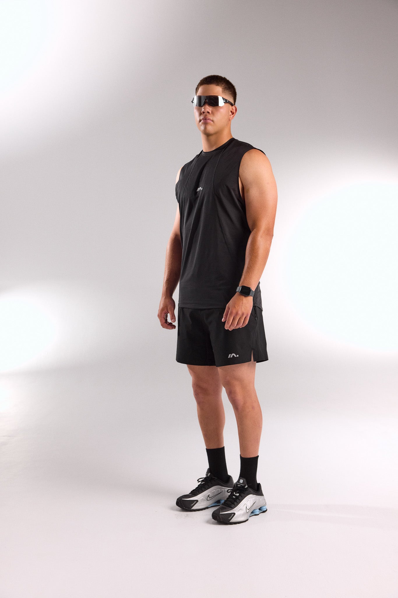 5" TRAINING SHORT MENS BLACK