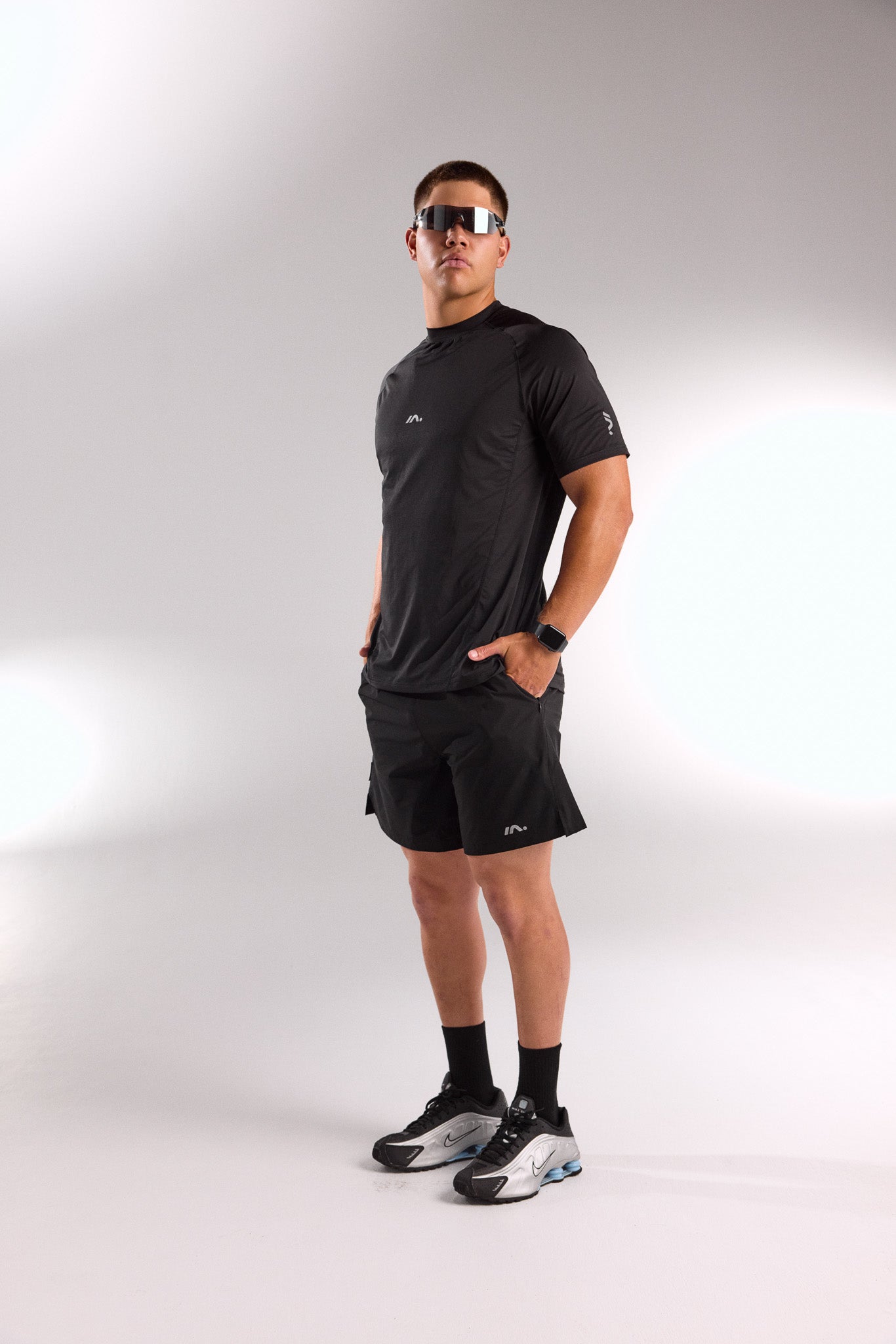 7" TRAINING SHORT MENS BLACK