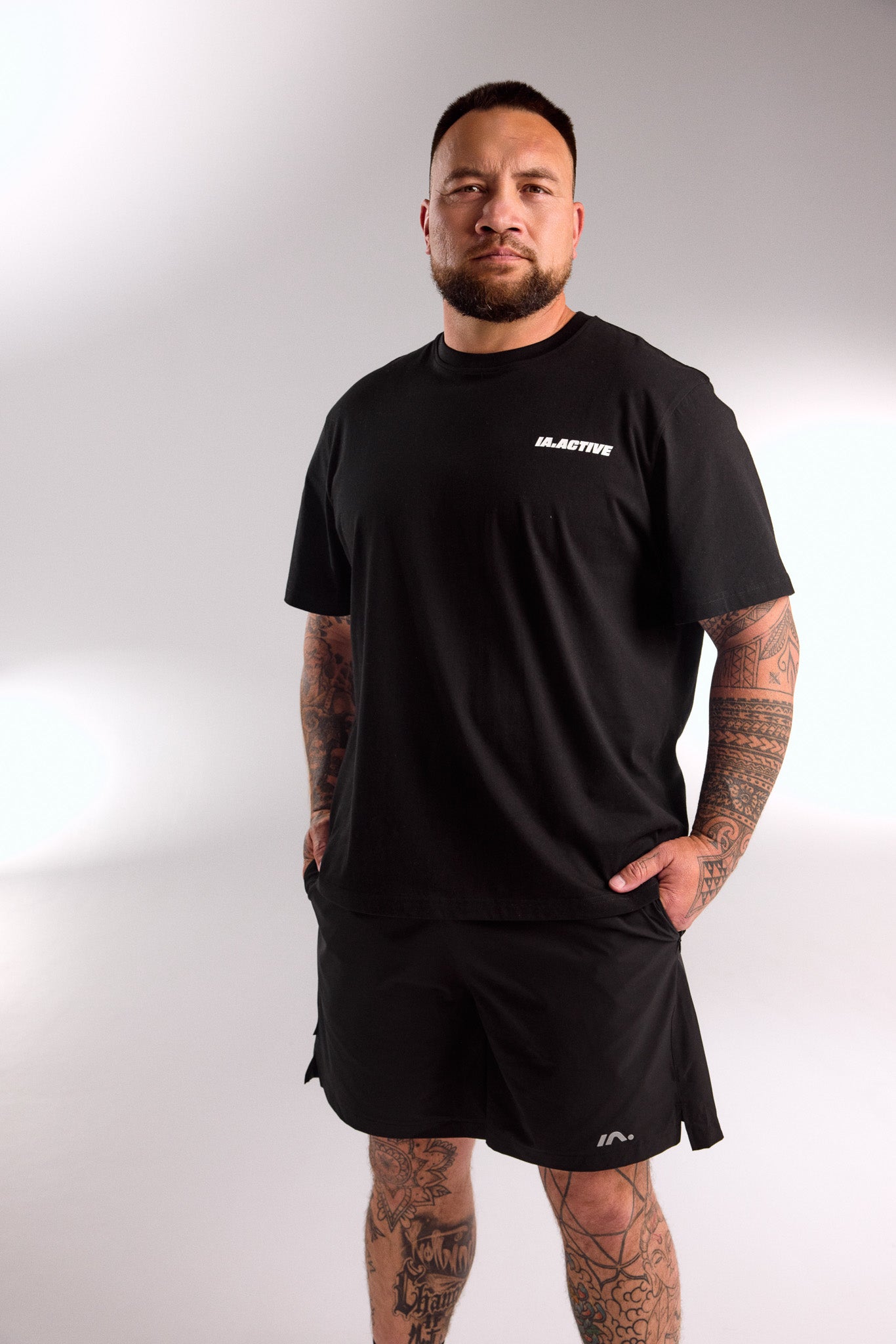 IA.ACTIVE TEE BLACK