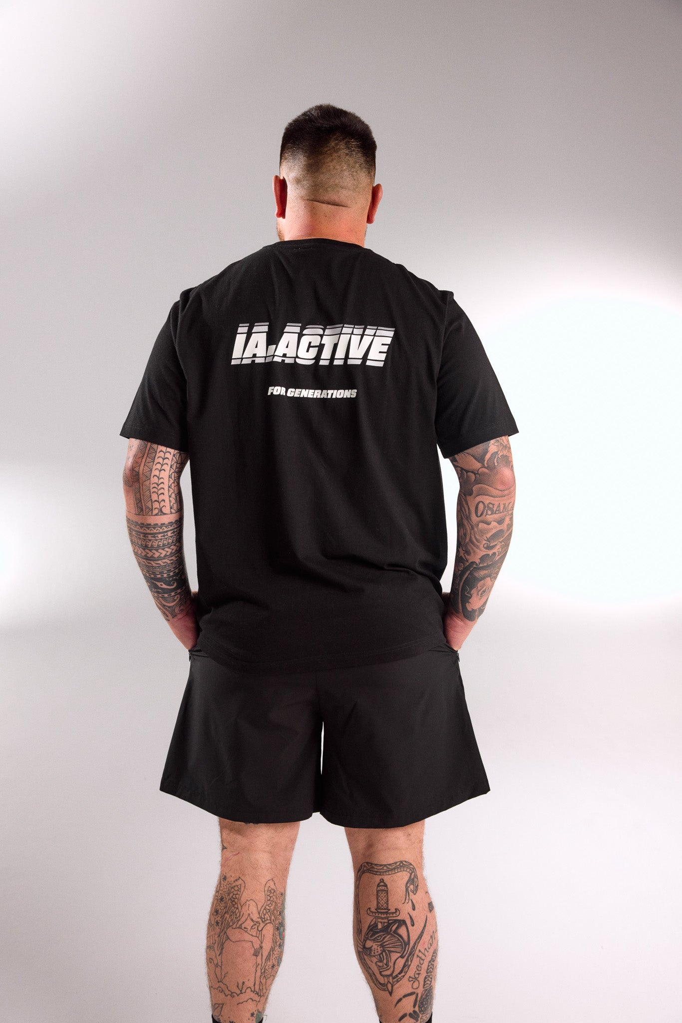 IA.ACTIVE TEE BLACK